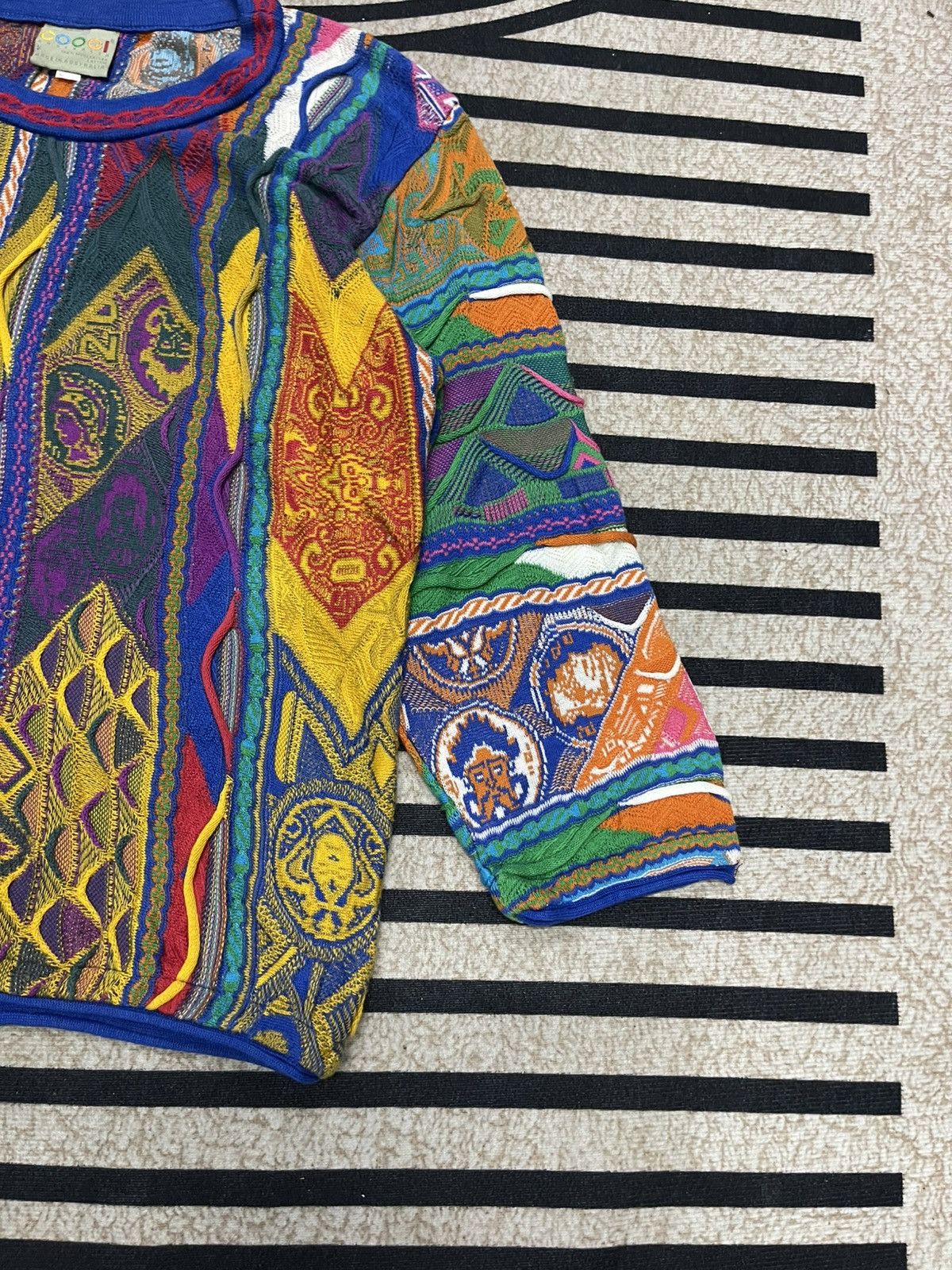 Coogi ❌RARE❌ VINTAGE COOGI KNITWEAR MULTICOLOUR 3D BIGGIE Size US S / EU 44-46 / 1 - 5 Thumbnail