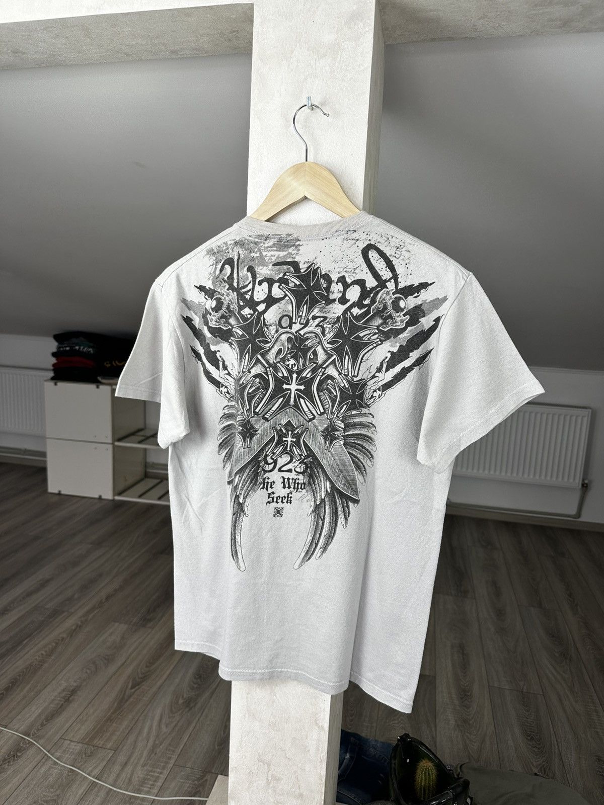 Vintage Crazy Y2K Skull Affliction Style Tee Size US M / EU 48-50 / 2 - 9 Thumbnail