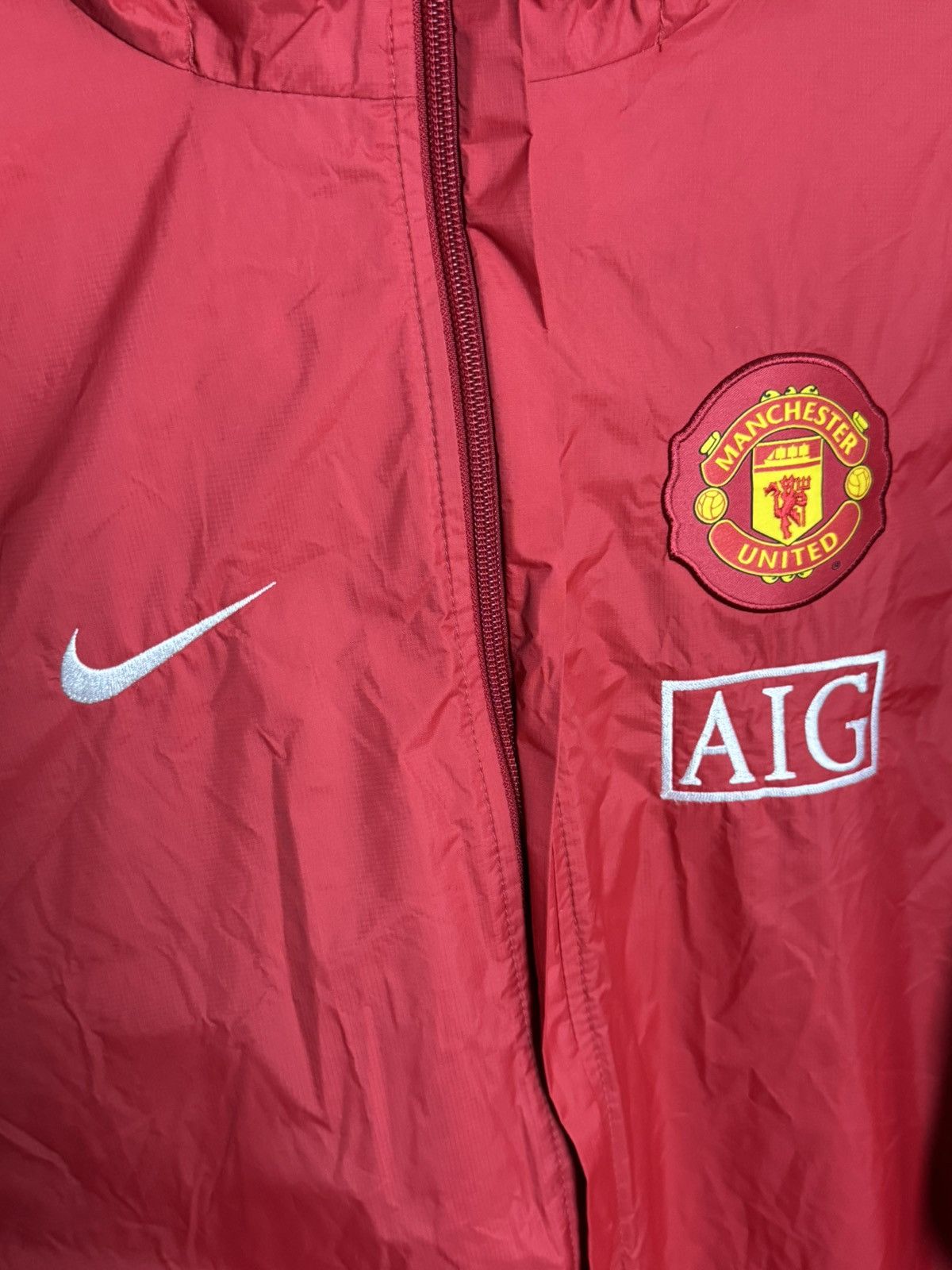 Nike Manchester United 08/09 Training Football Jacket Size US XXL / EU 58 / 5 - 3 Thumbnail