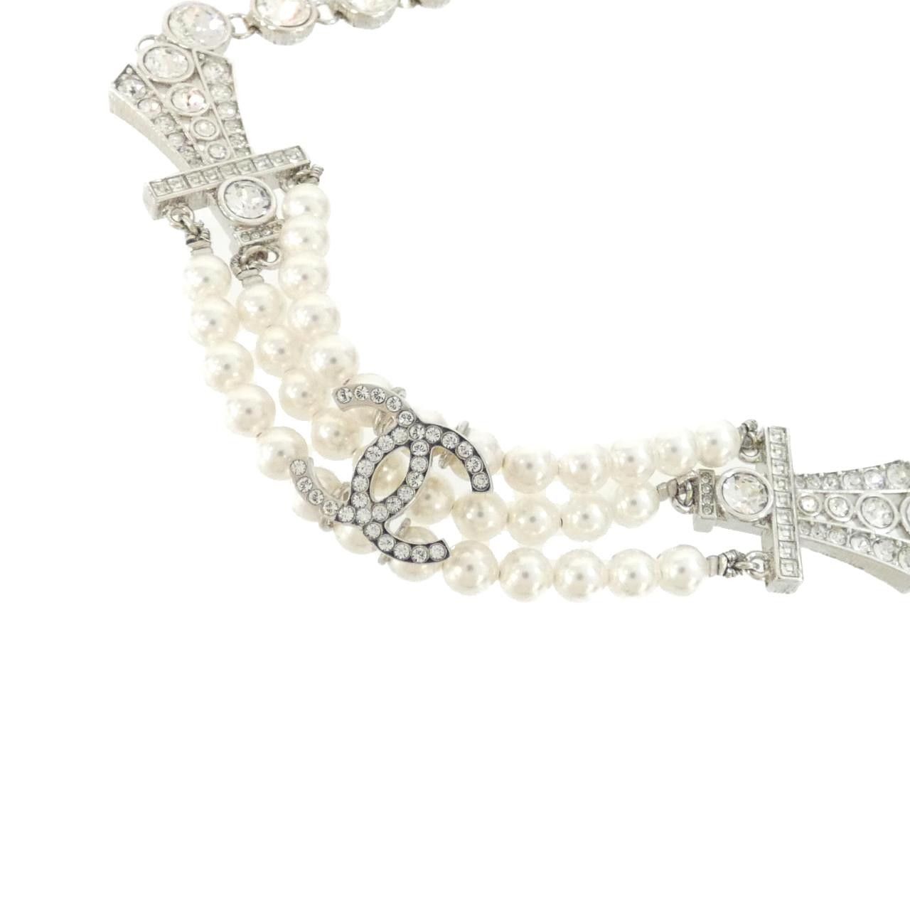 Chanel Chanel Chanel Pearl Necklace Plastic / Synthetic Necklace ABA649 DUTY FREE for USA Size ONE SIZE - 1 Thumbnail