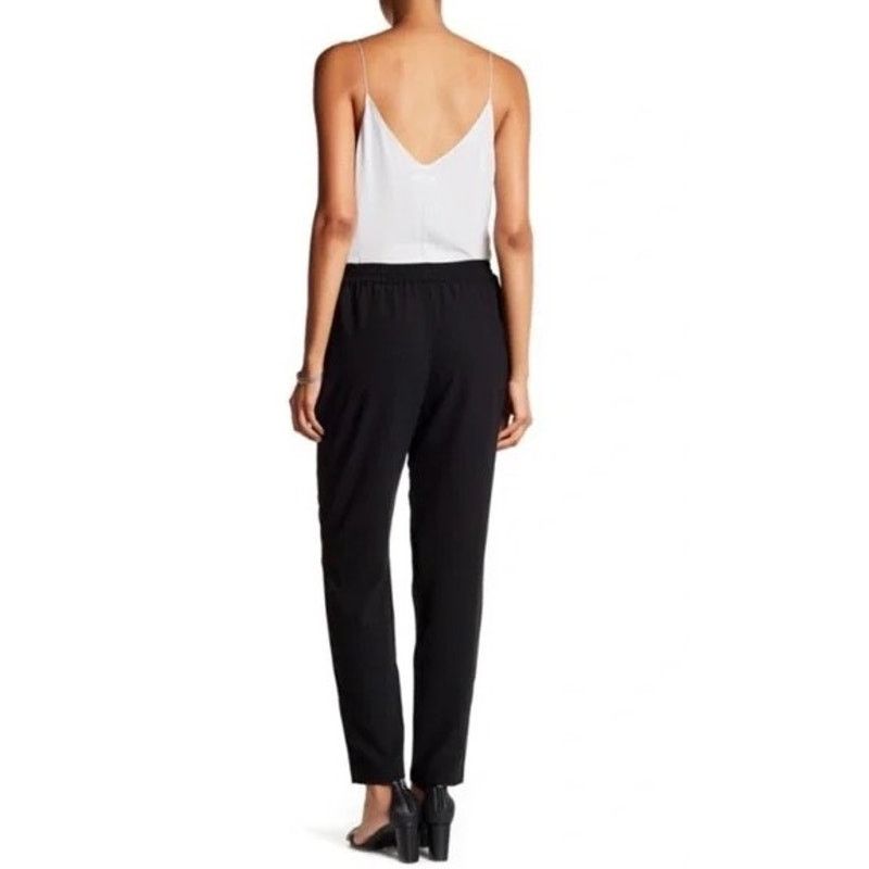 Joie Joie Black Straight Leg Relaxed Drawstring Pants XS Size 26" / US 2 / IT 38 - 2 Thumbnail