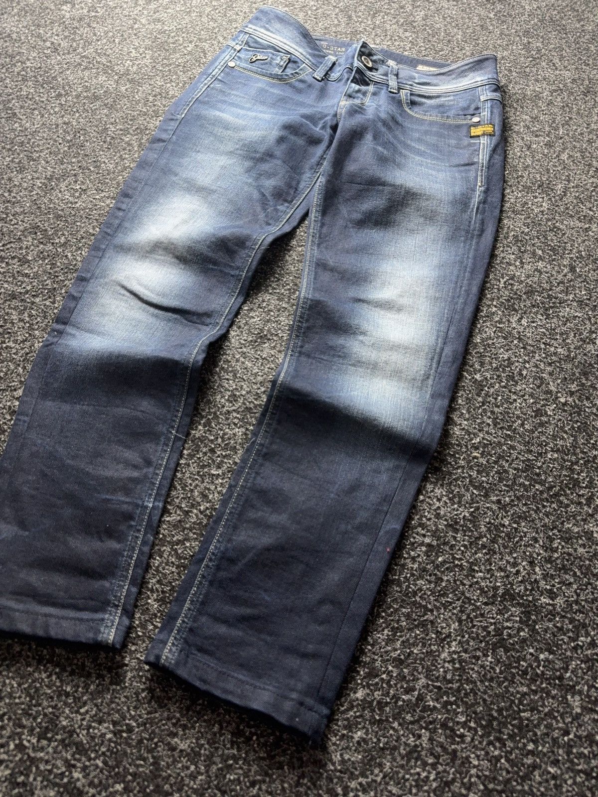 G-Star ⚡️Y2K Vintage G-Star RAW 3301 Slim Denim Jeans Dark Wash Size 31" - 2 Thumbnail