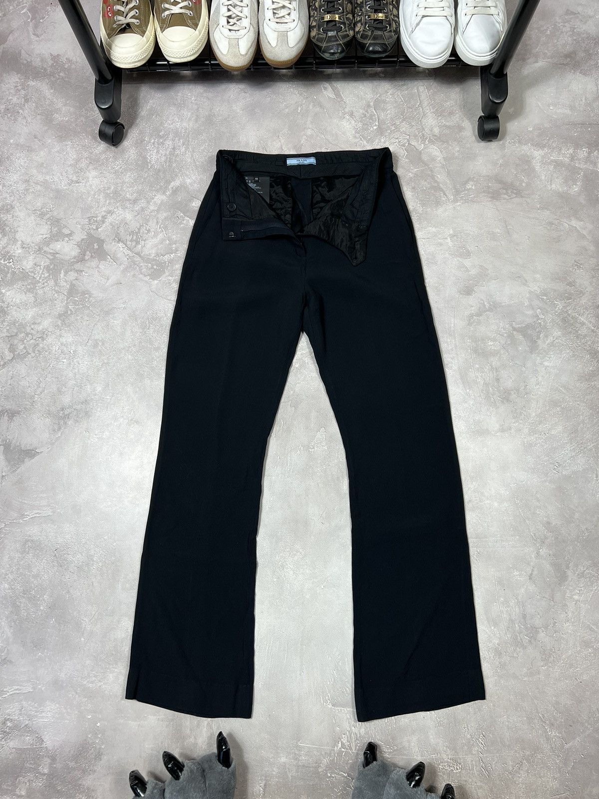 パンツ 18ss soloist lone star over waist slacks 18ss soloist lone star over waist slacks Prada Prada Pants