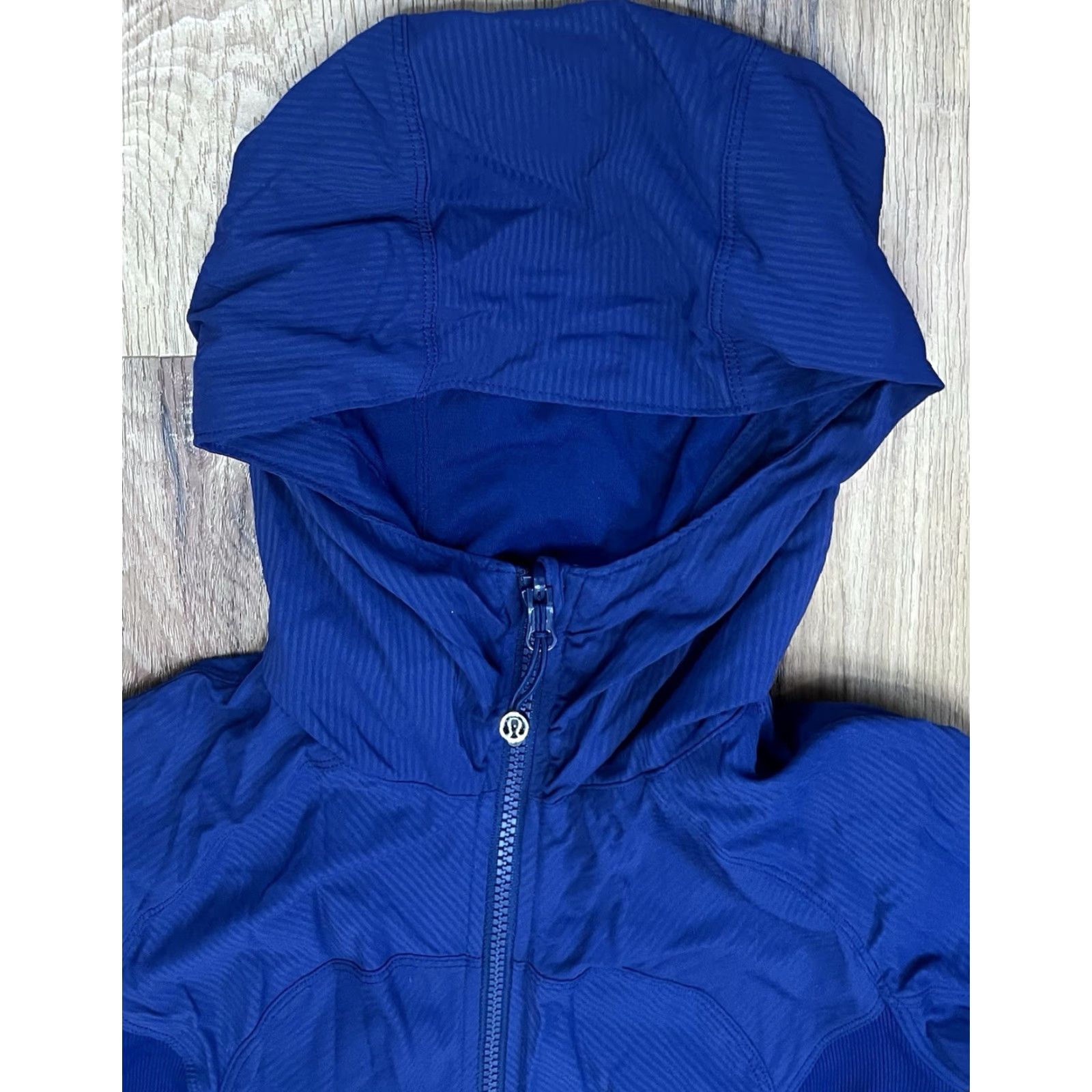 Lululemon Lululemon Blue Reversible Hooded Jacket Dance Studio 6 Ruched Size M / US 6-8 / IT 42-44 - 4 Thumbnail