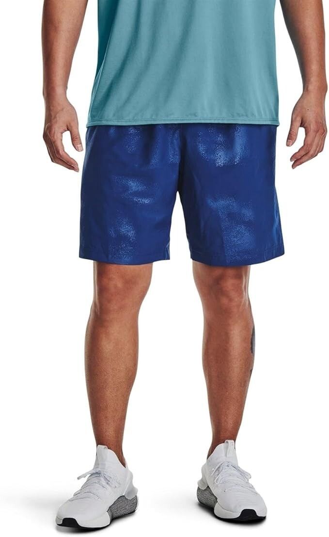 Under Armour Under Armour 1377137 Woven Emboss Shorts Mirage Blue ( 2XL ) Size US 36 / EU 52 - 1 Thumbnail