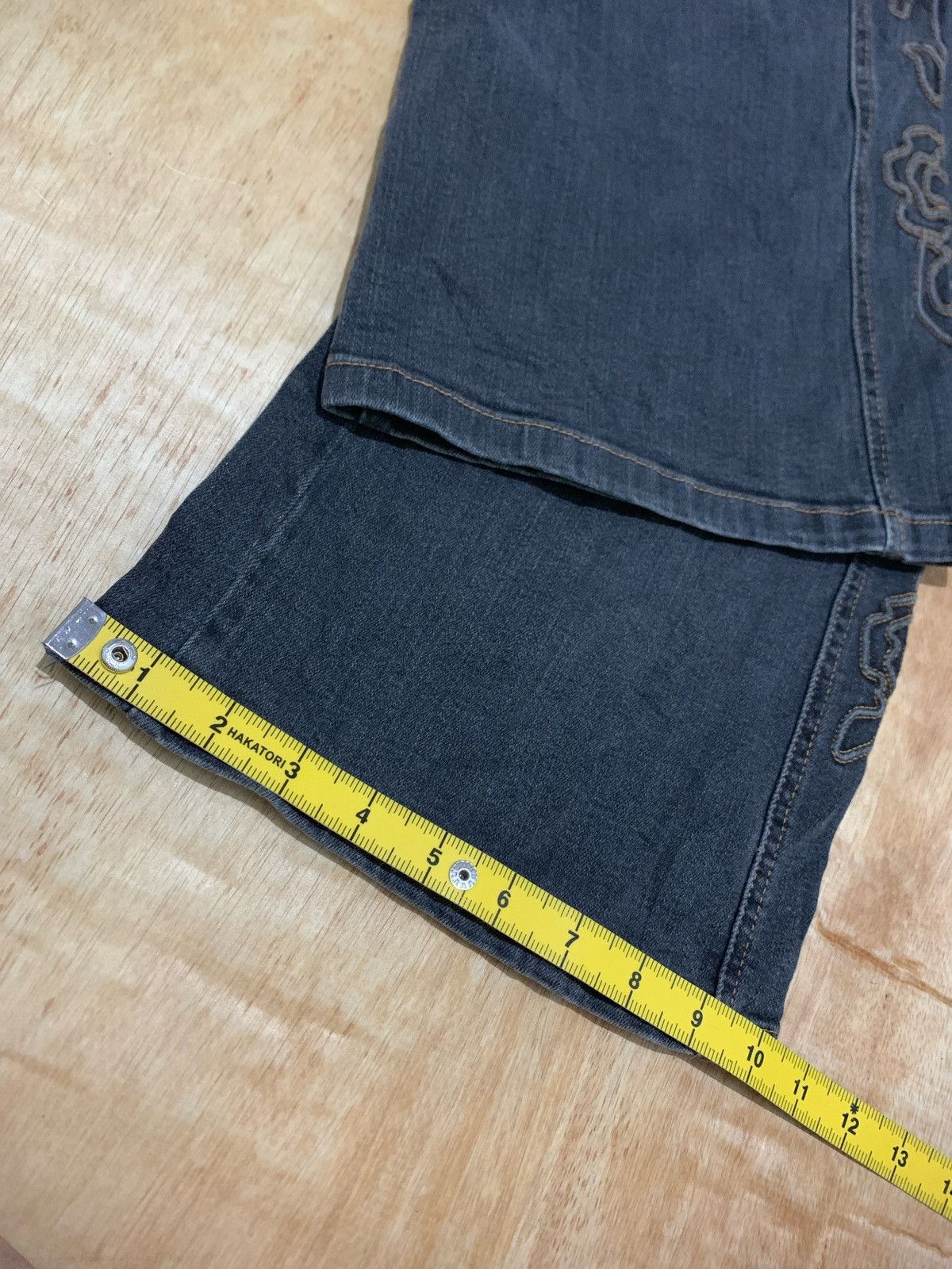 If Six Was Nine × Japanese Brand × Tornado Mart Flare Browdwin Jeans side Flowes Bootcut Size US 33 - 11 Thumbnail