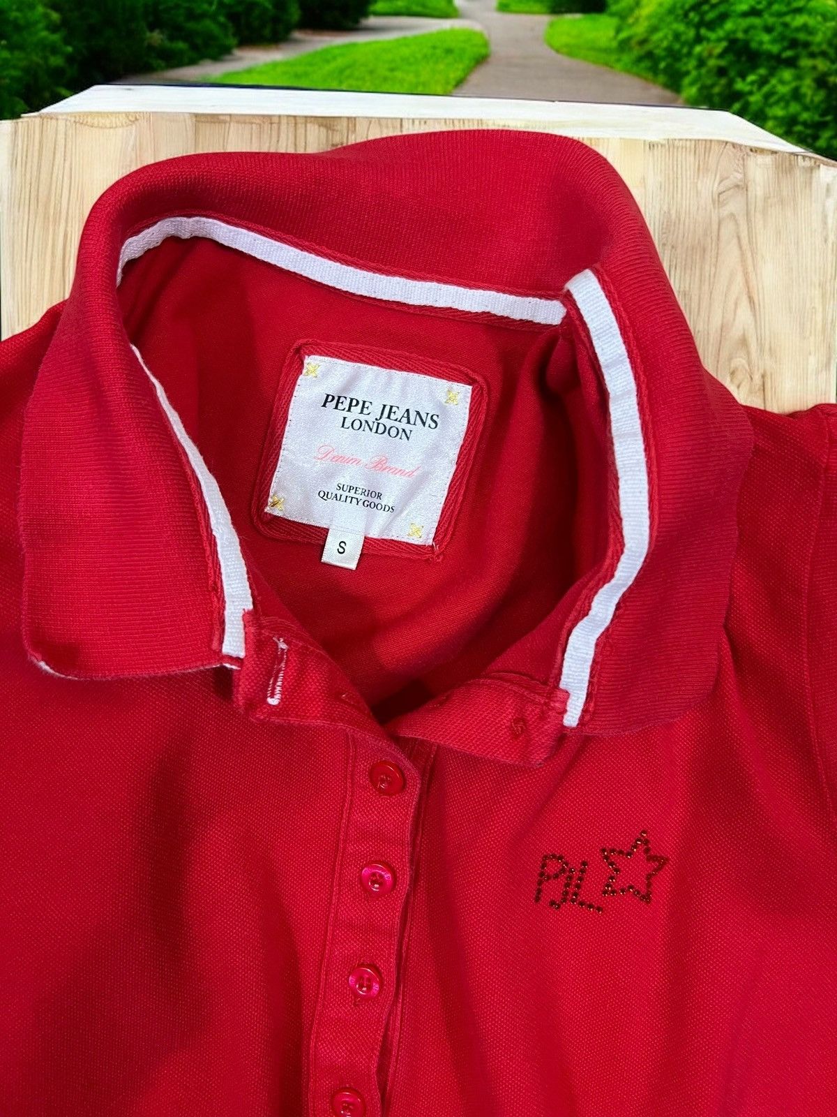Pepe Jeans Pepe Jeans Gummy Red Polo Shirt Size S Size S / US 4 / IT 40 - 6 Thumbnail