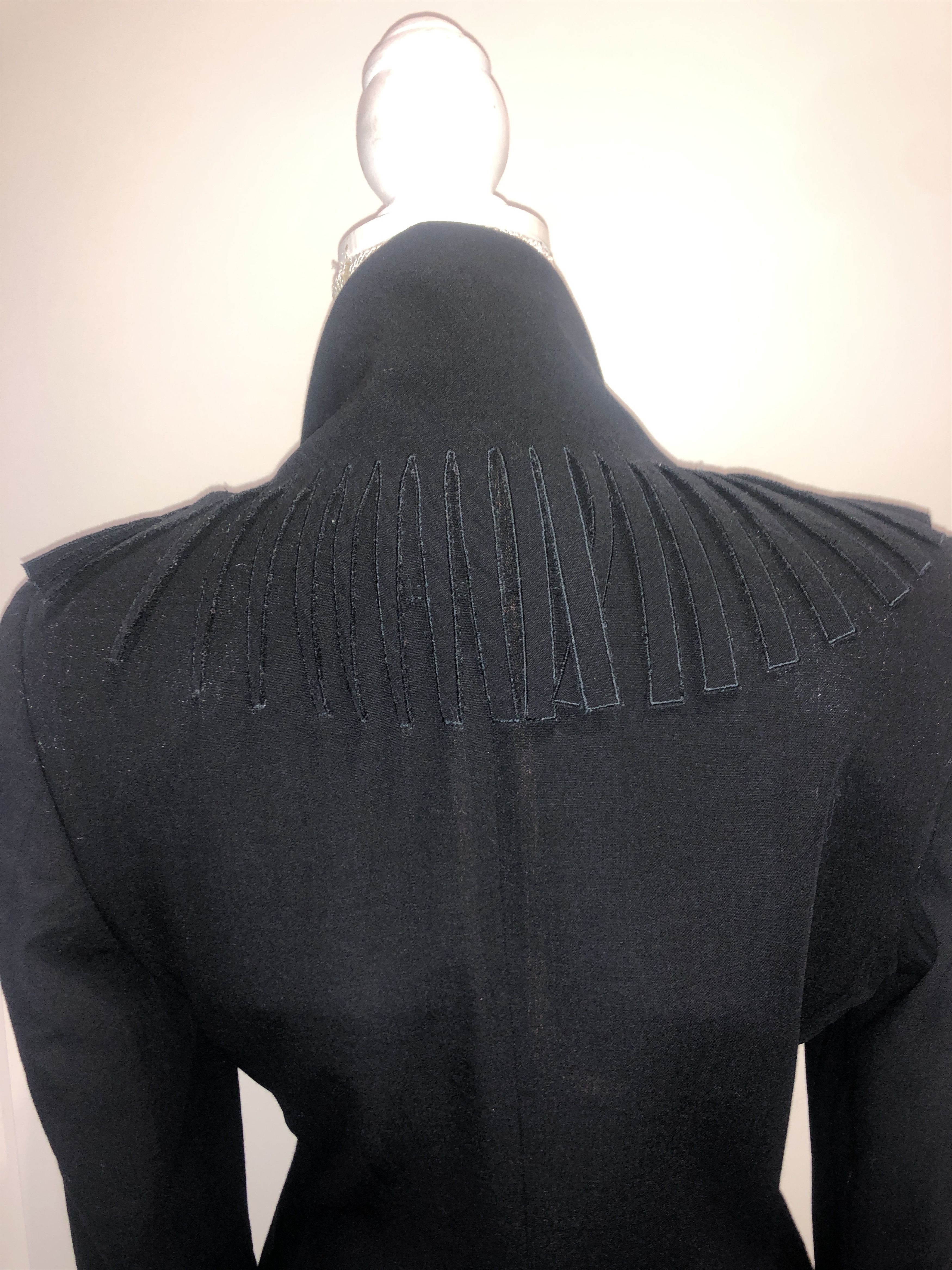Jean Paul Gaultier 1989 Tassels Collar Shaped Jacket Size M / US 6-8 / IT 42-44 - 13 Thumbnail