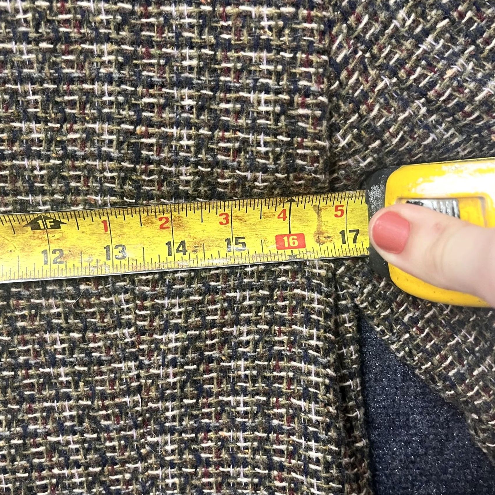 Vintage VINTAGE Dressbarn Blazer Jacket Womens 8 Brown Tweed Wool Blend Zip Front Lined Size M / US 6-8 / IT 42-44 - 5 Thumbnail