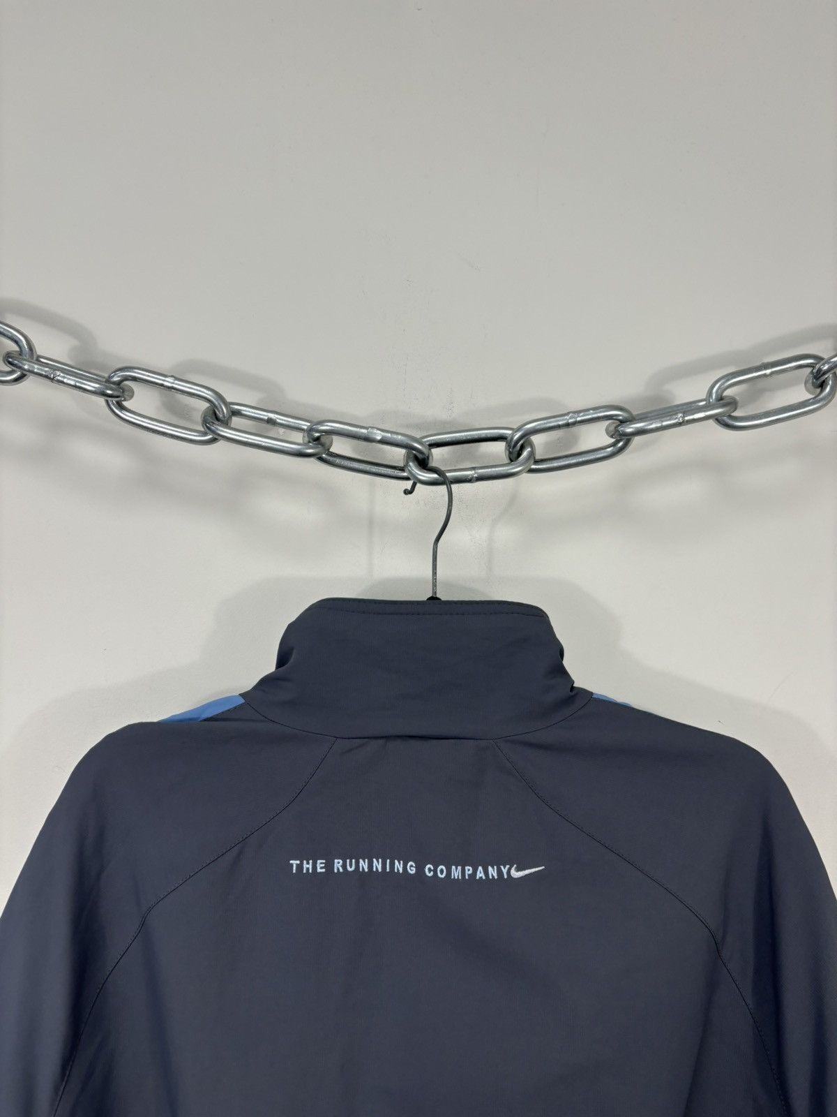 Nike Vintage Nike Y2K Retro Swoosh Gray Full Zip Track Jacket Size US XL / EU 56 / 4 - 21 Thumbnail