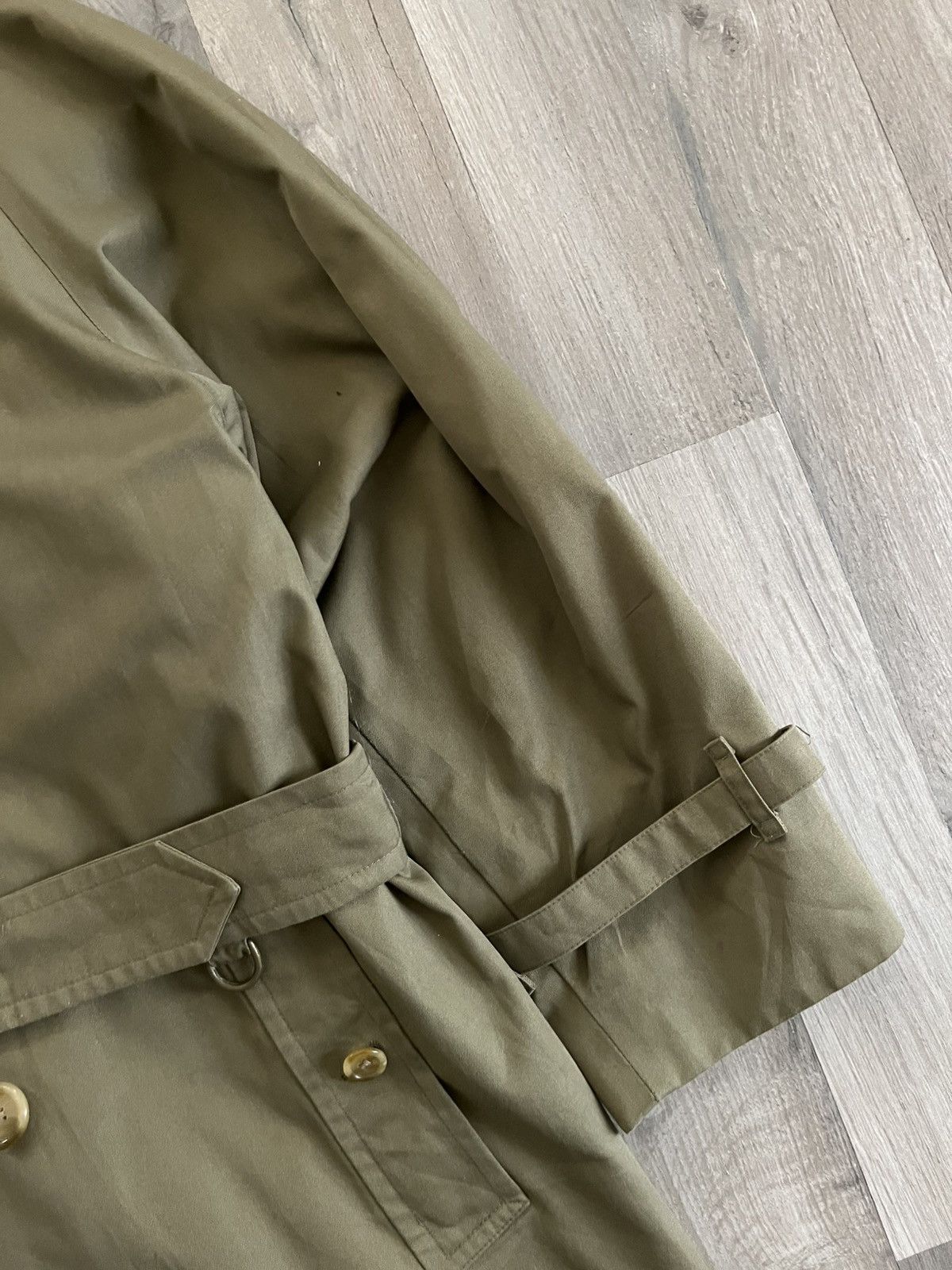 Burberry Vintage Burberry Lined Double Breasted Trench Coat Size US L / EU 52-54 / 3 - 5 Thumbnail