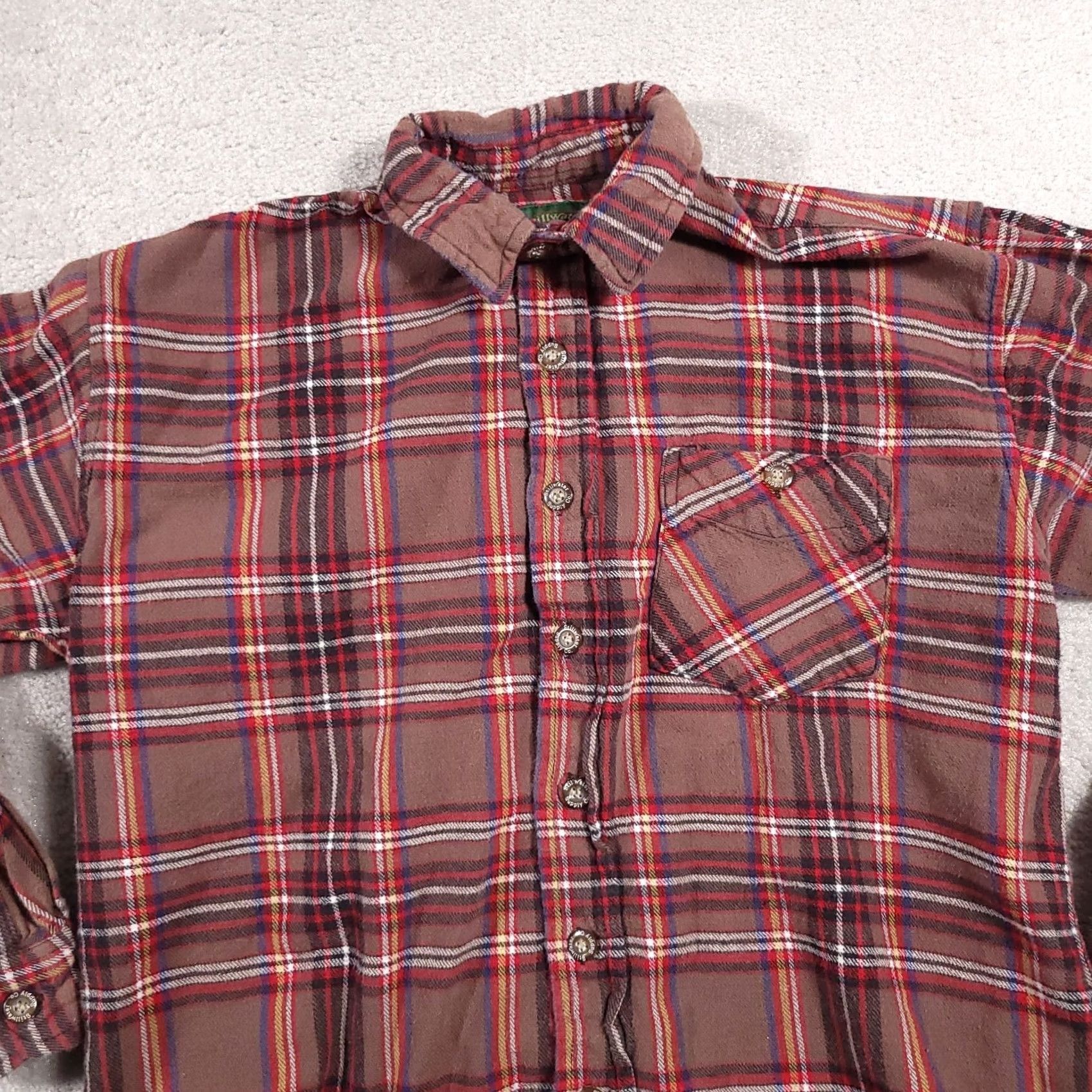 Vintage VINTAGE Stillwater Supply Co. Flannel Shirt Mens M Red Plaid Outdoor Pockets Shirt Mens Regular Red Plaid Outdoor Pockets Size US M / EU 48-50 / 2 - 3 Thumbnail
