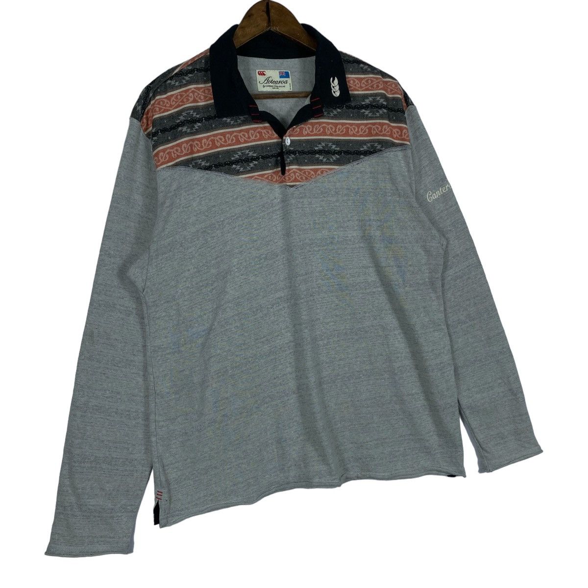 Vintage Aotearoa Canterbury New Zealand Rugby Shirt