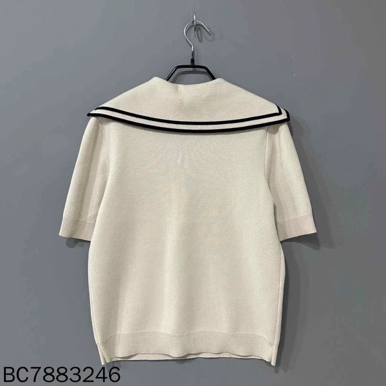 Gucci Gucci Horse buckle navy collar sweater 2504-Nextarrow Size US M / EU 48-50 / 2 - 2 Thumbnail