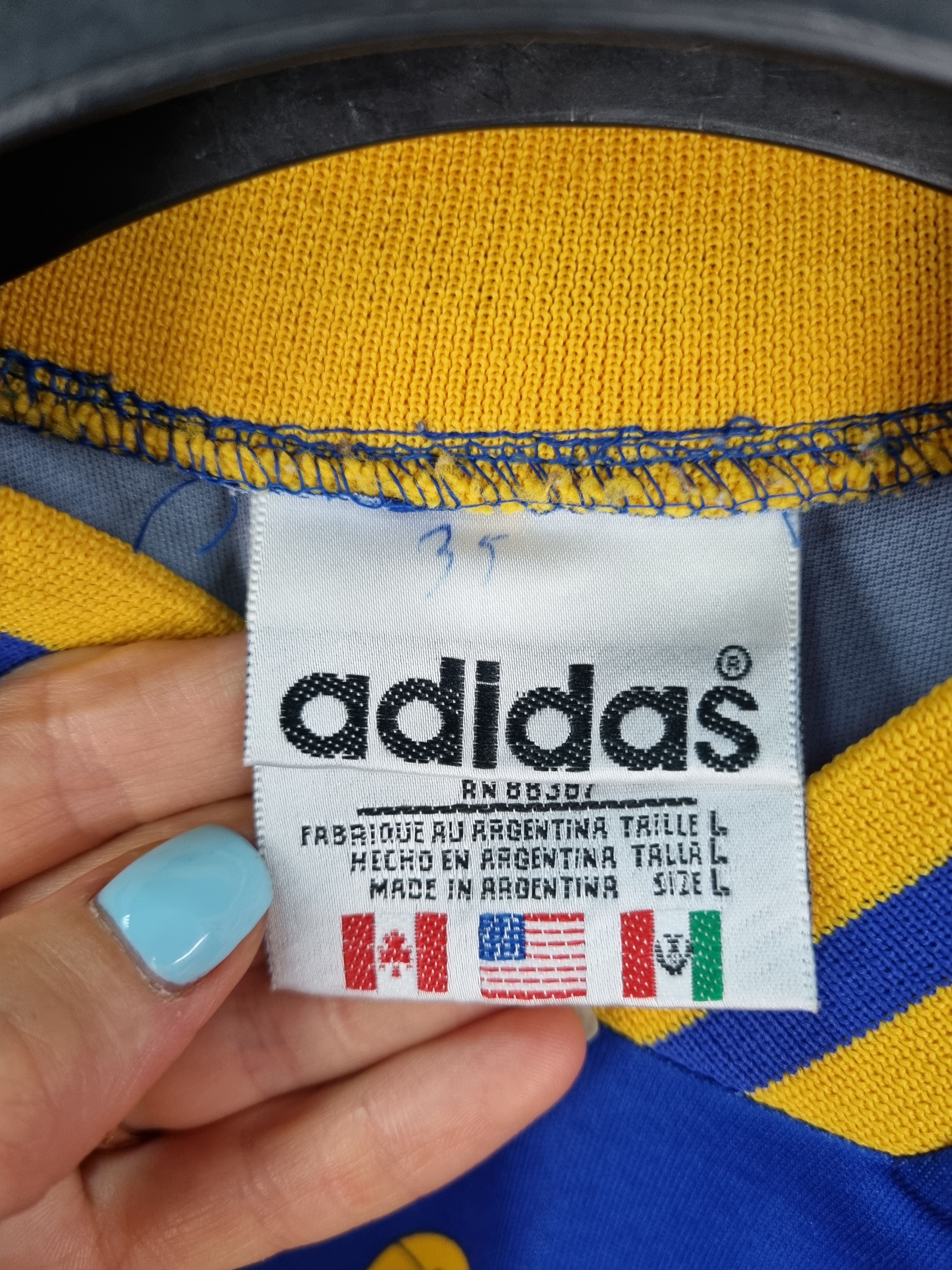 Adidas × Vintage 90s Adidas CA Soccer Jersey Coca Cola Vintage Tee Shirt Size US L / EU 52-54 / 3 - 9 Thumbnail