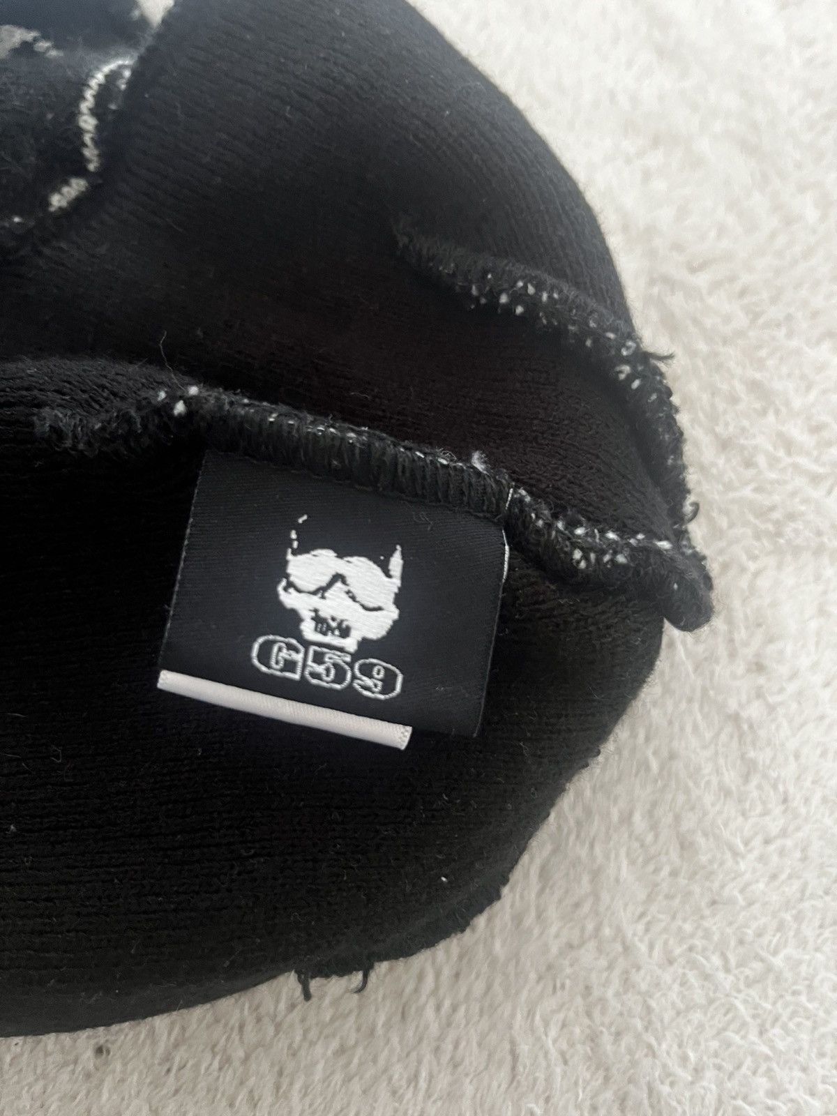G59 Records suicideboy G59 Records Skull Balaclava - Grey Day Tour Merch Size ONE SIZE - 4 Thumbnail