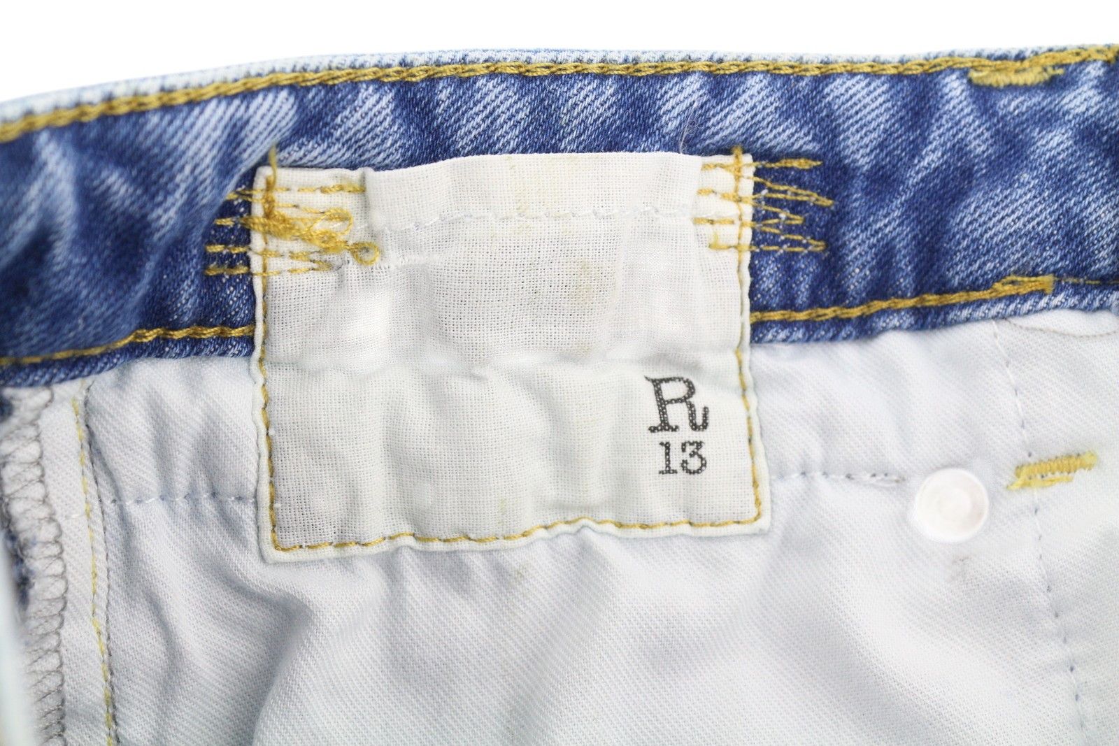 R13 BOY STRAIGHT 25 Jasper Stretch Ankle Length Jeans 84431 Size 25" / US 0 / IT 36 - 12 Thumbnail