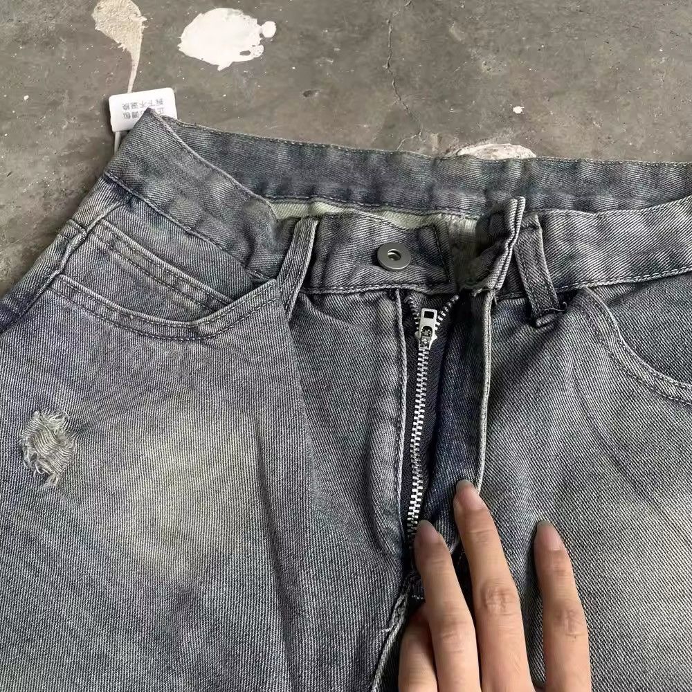 Japanese Brand × Jean Streetwear Fake Two Pieces Camouflage Jeans Size US 26 / EU 42 - 5 Thumbnail