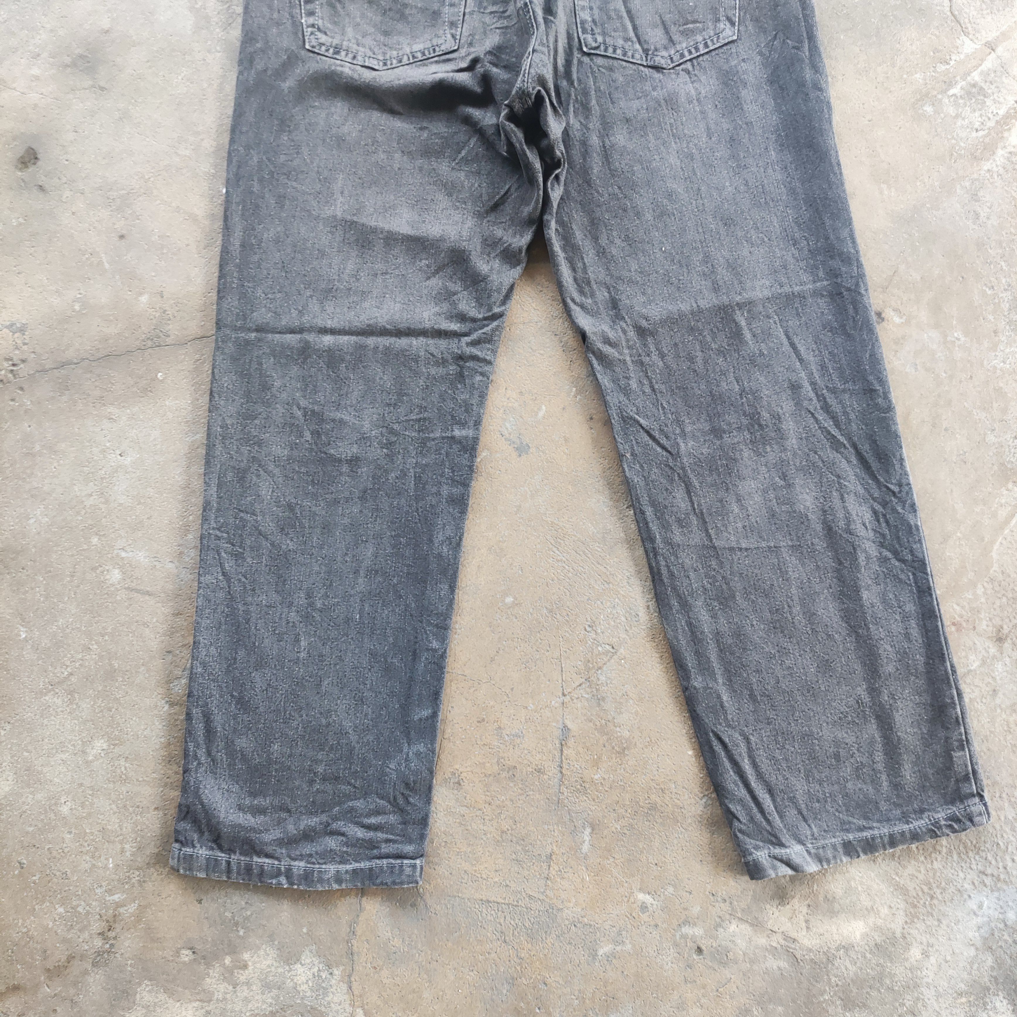 Vintage Japanese Basic Jeans Brand Baggy Jeans Ripped Pants