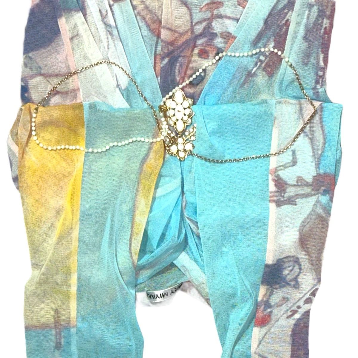 A/W 2004 Issey Miyake x Aya Takano Long Sleeve Mesh Shirt