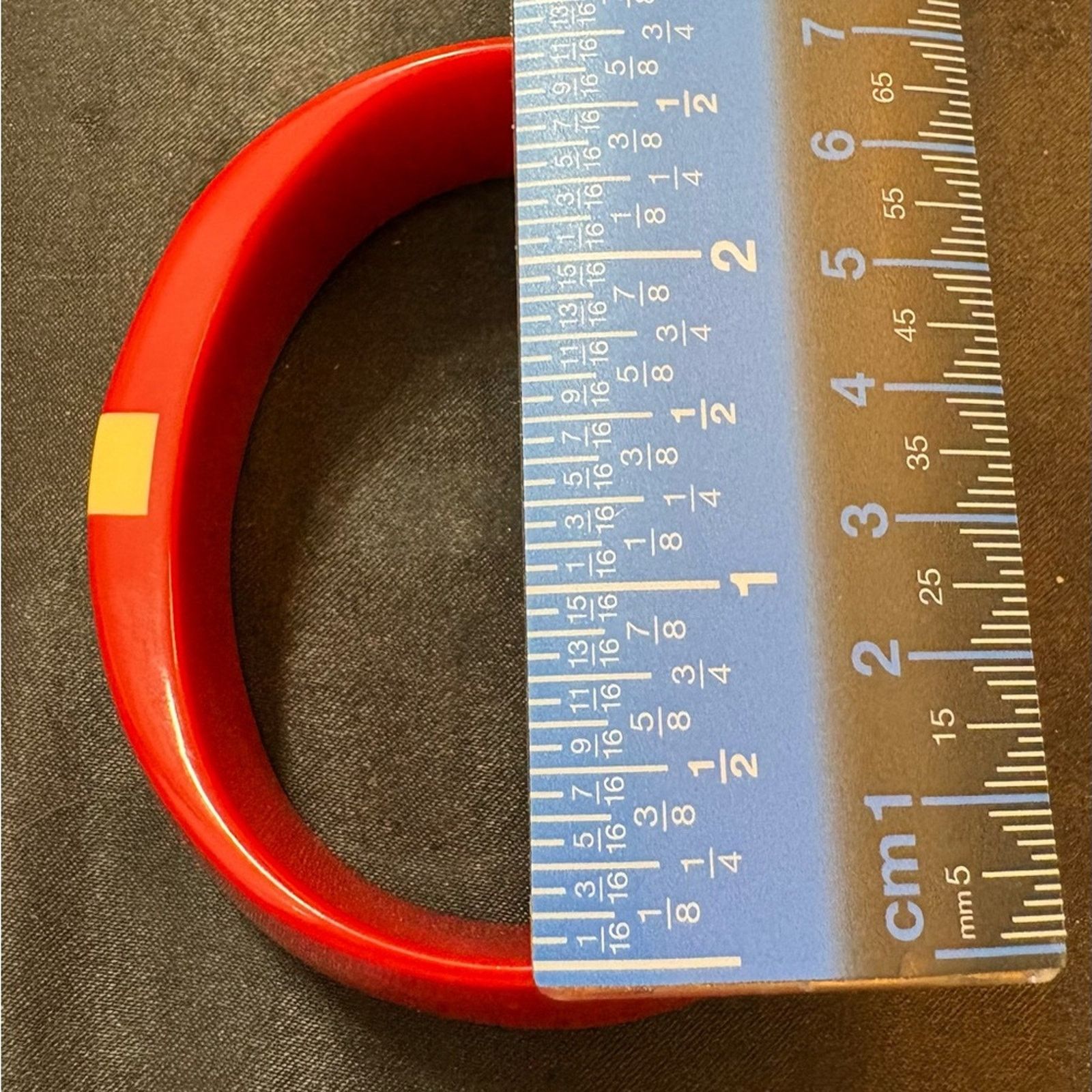 Monet Vintage RARE MONET Red 1984 bangle Size 7.25" Size ONE SIZE - 8 Thumbnail