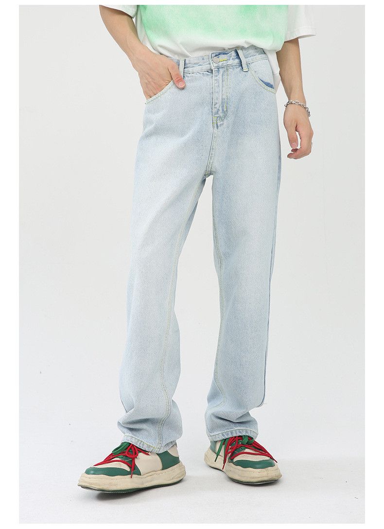 Japanese Brand × Jean Japanese light blue trendy loose versatile jeans Size US 32 / EU 48 - 2 Thumbnail