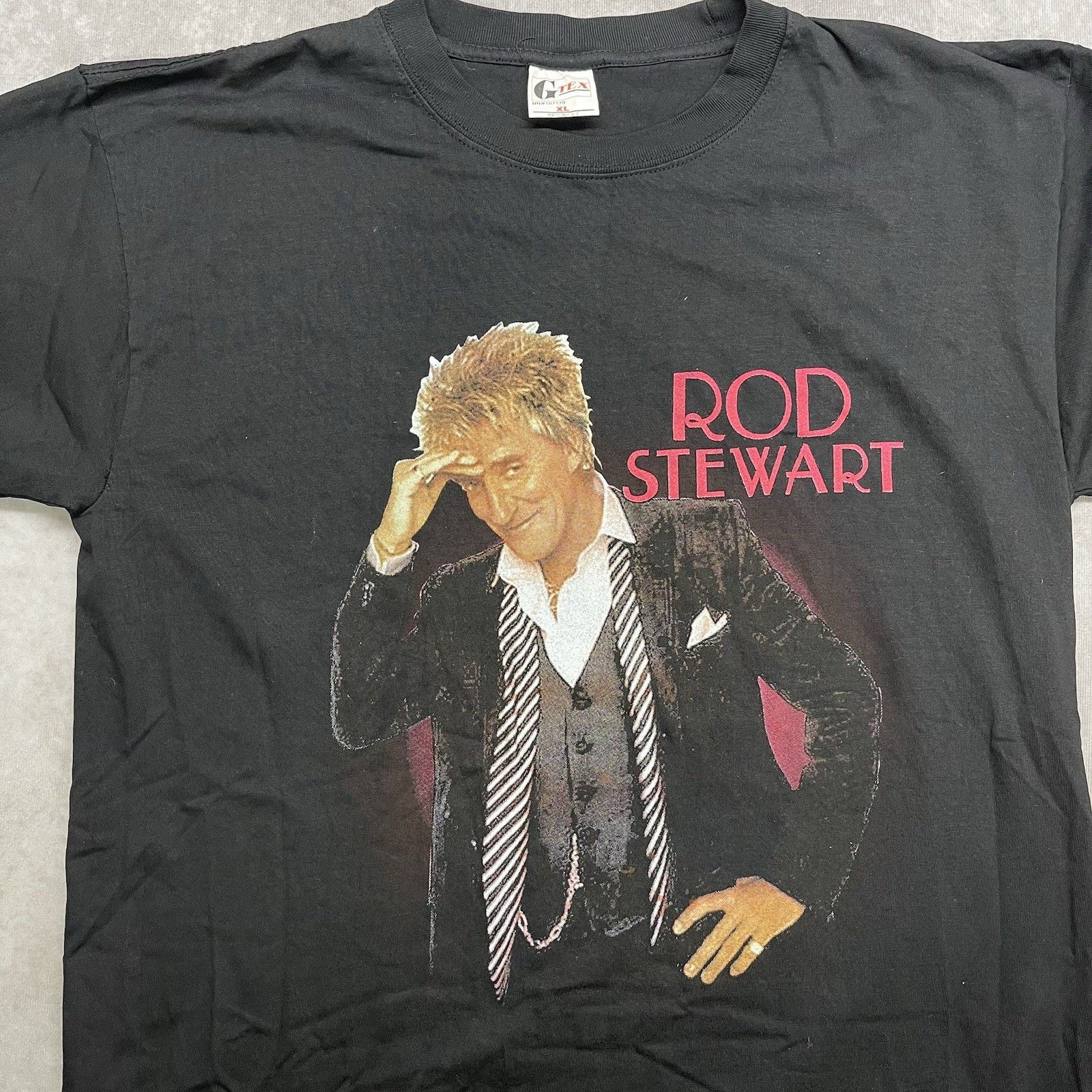 Other Vintage Rod Stewart T-Shirt 2004 Tour XL Black Y2K Concert M Size US XL / EU 56 / 4 - 2 Thumbnail