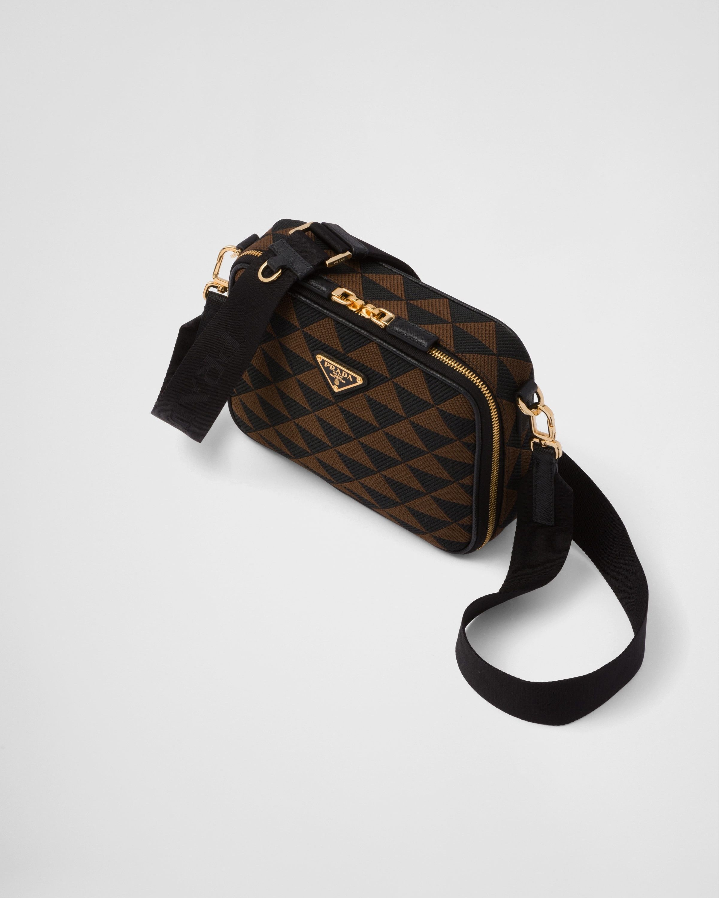 Prada o1bcso1str1025 Size: OS / Jacquard Embroidered Fabric Bag Size ONE SIZE - 3 Thumbnail