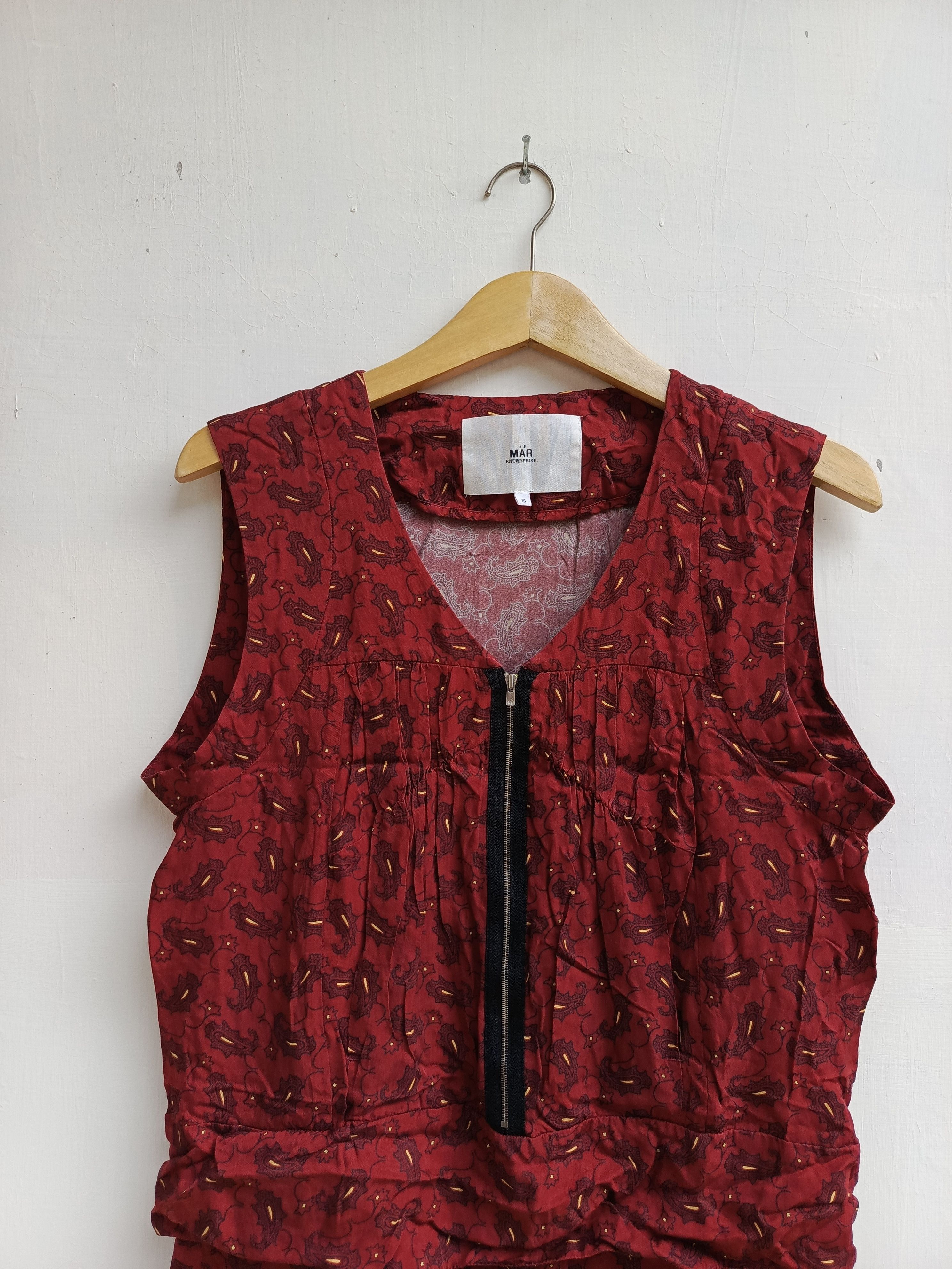 Japanese Brand MAR enterprise Paisley pattern dress Size S / US 4 / IT 40 - 2 Thumbnail