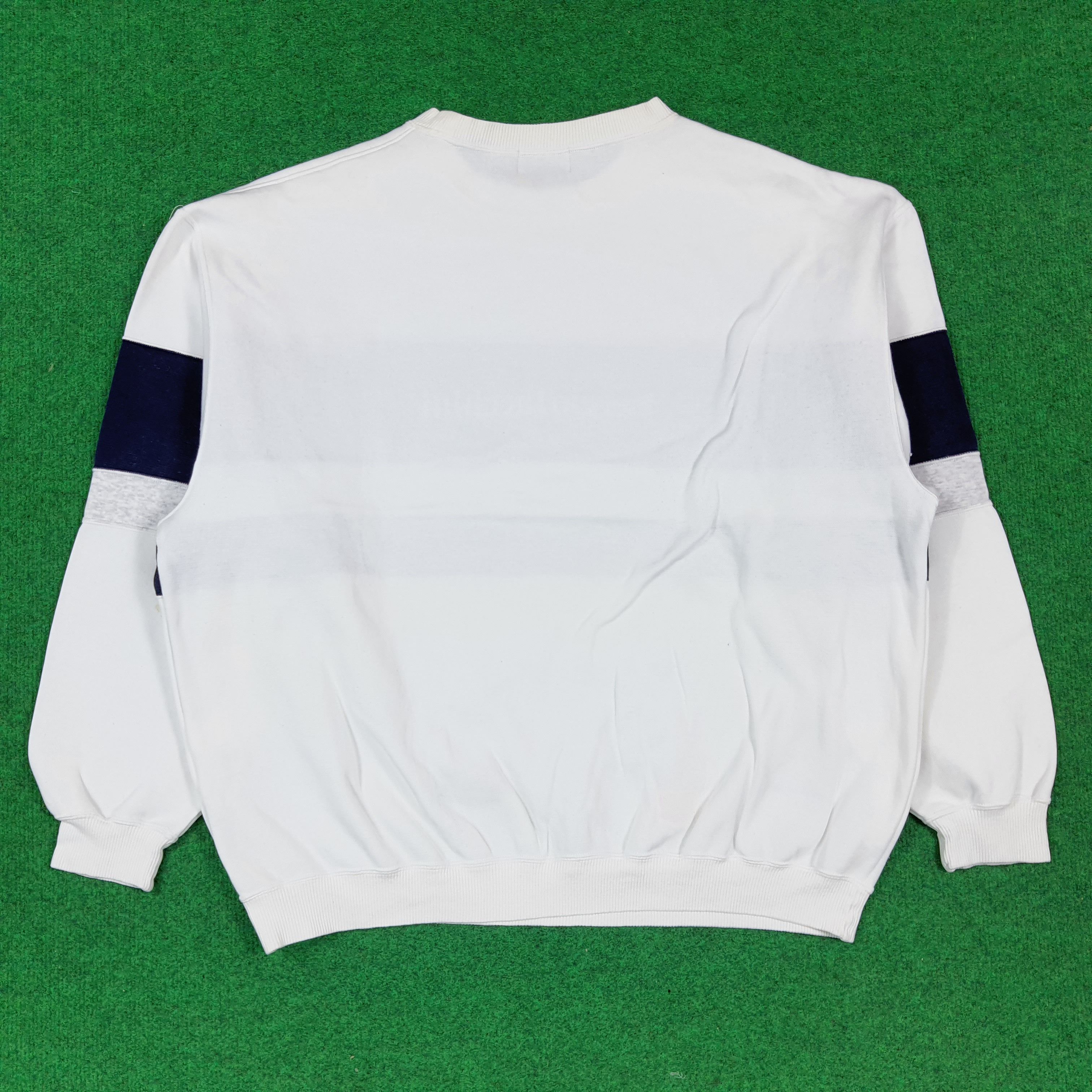 Sergio Tacchini Vintage Retro Sergio Tacchini Sweatshirt Navy Stripe C293N18 Size US XL / EU 56 / 4 - 3 Thumbnail
