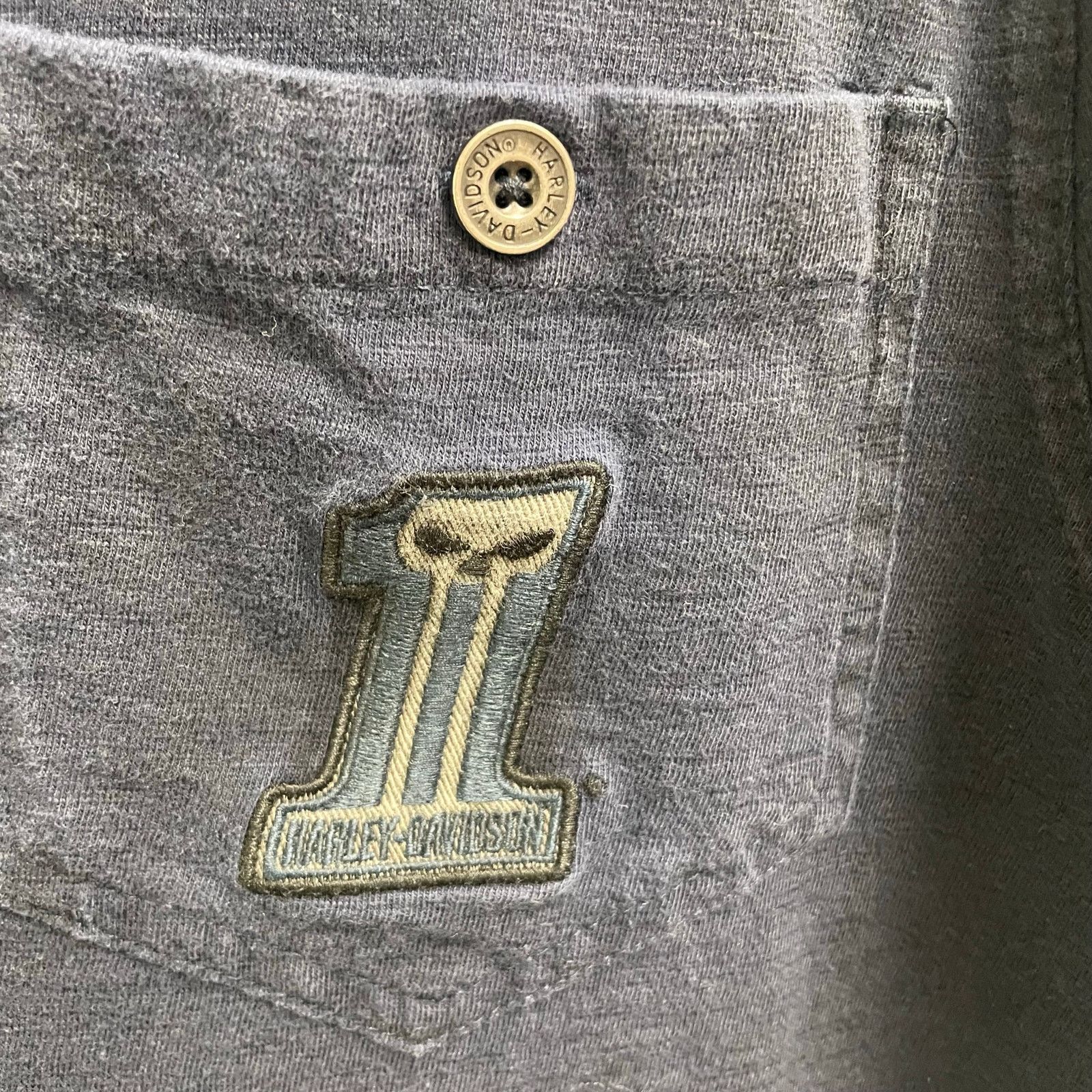 Harley Davidson Harley Davidson Navy Polo Shirt Size Large Motorcycle Biker Size US L / EU 52-54 / 3 - 5 Thumbnail