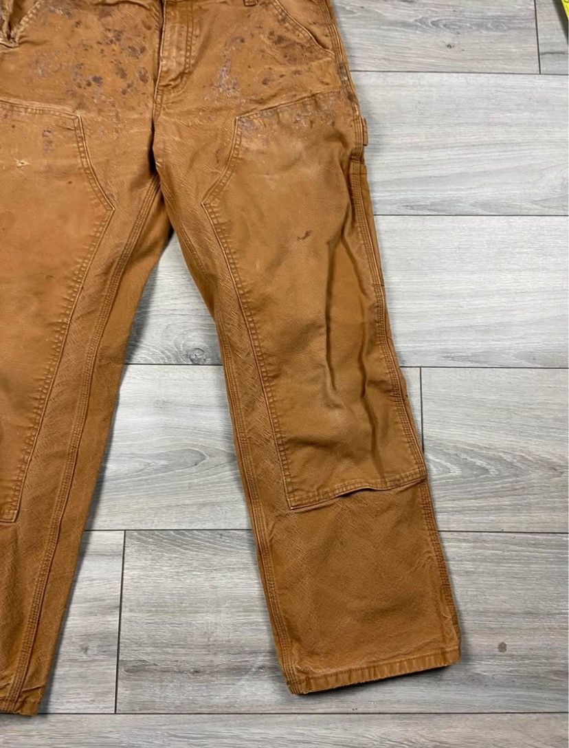 Carhartt Carhartt Double knee distressed work pants* mens 33x28 Size US 33 - 7 Thumbnail