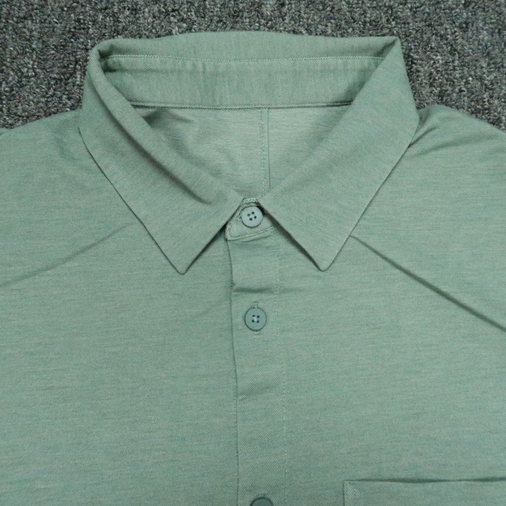 Lululemon Lululemon Shirt Mens Large Green Commission Performance Long Sleeve Button Up Shirt Mens Large Green Commission Performance Button Up Size US L / EU 52-54 / 3 - 2 Thumbnail
