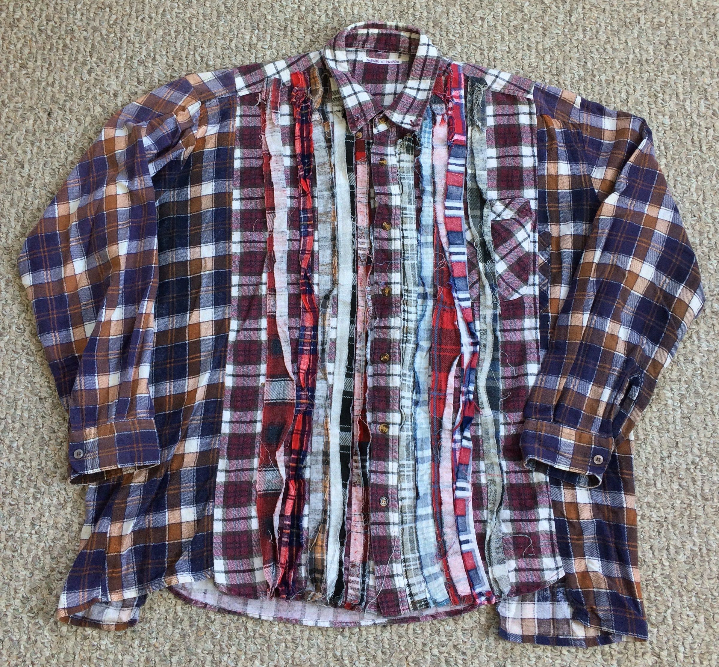 Needles Rebuild by Needles Wide Ribbon Cut Flannel Size US XL / EU 56 / 4 - 1 Thumbnail