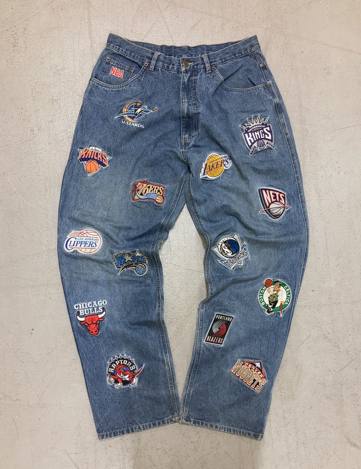 Vintage Crazy Vintage Y2K Baggy Jeans NBA JNCO Hip-Hop Unique | Grailed