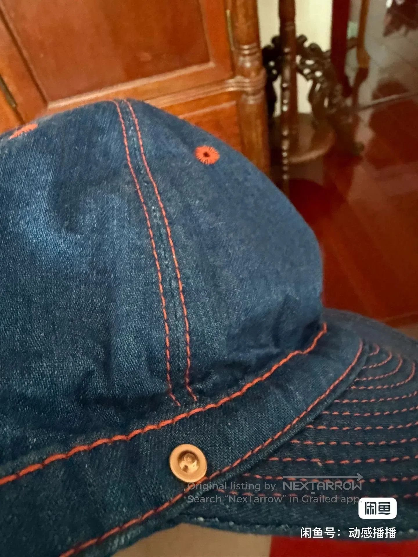 Vintage Decho Denim Baseball Cap. Size ONE SIZE - 8 Thumbnail