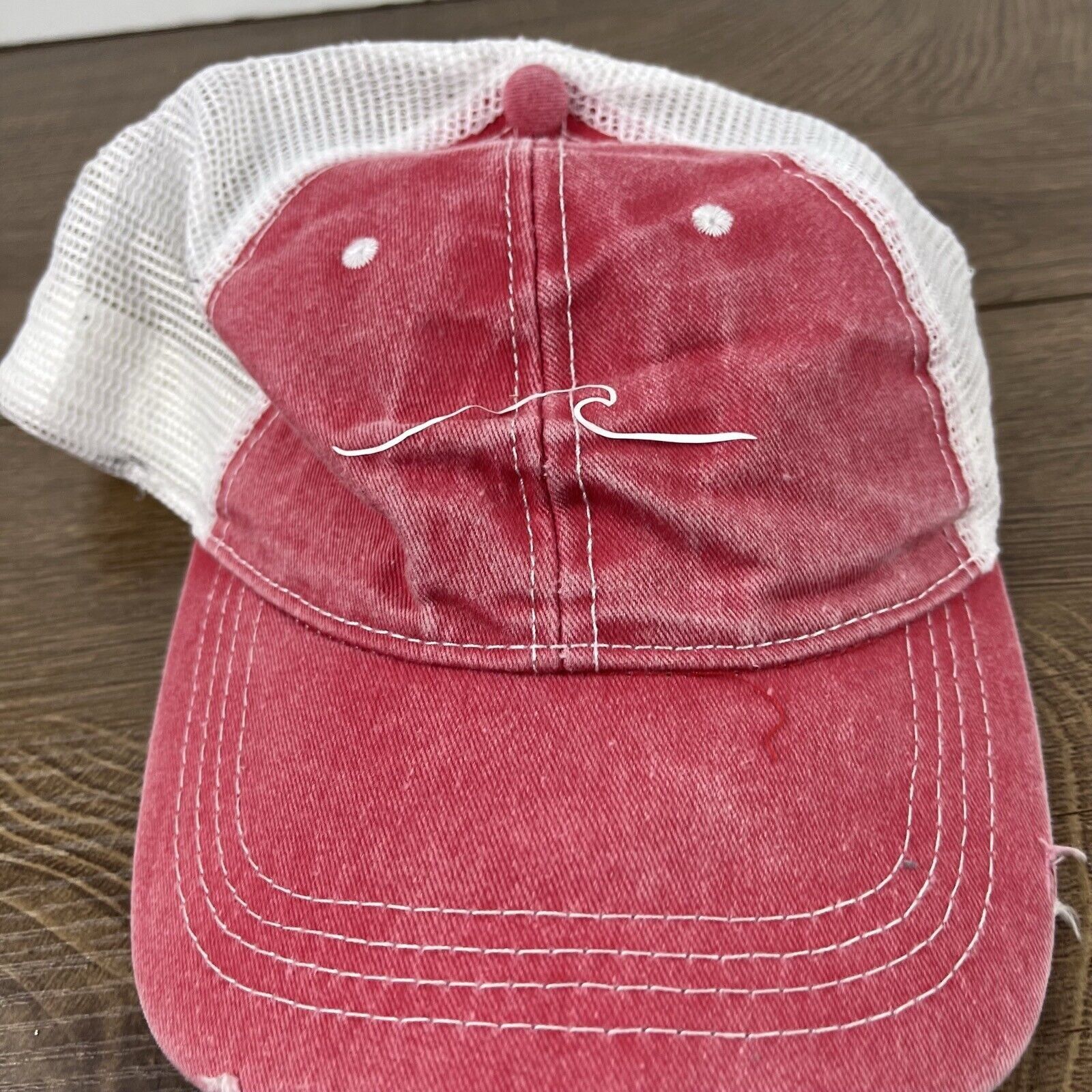 Other Waves Hat Red Adjustable Hat Red Adult Size Hat Size ONE SIZE - 6 Thumbnail
