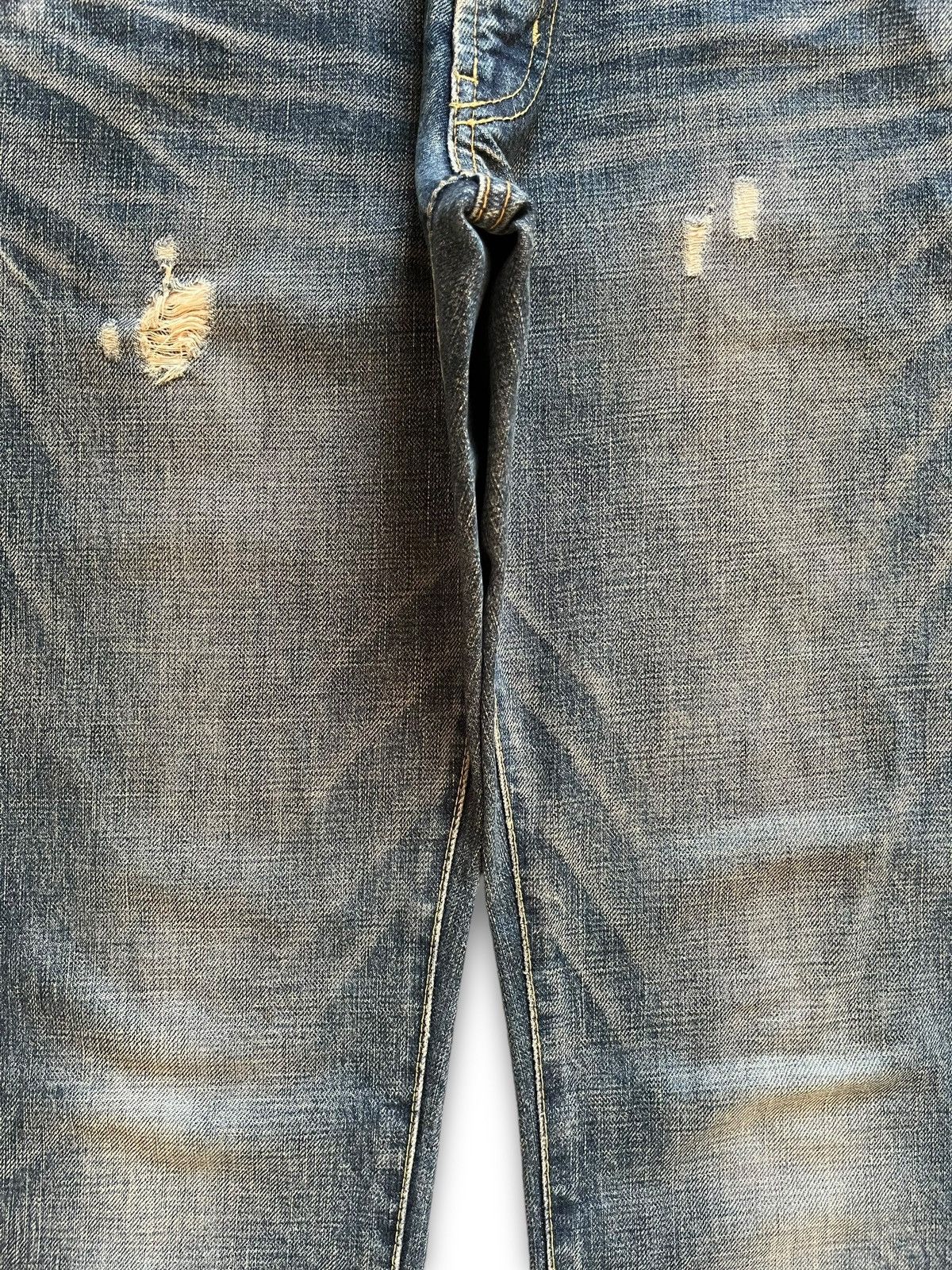 Japanese Brand Japanese Brand selvedge mud wash jeans Size US 31 - 6 Thumbnail