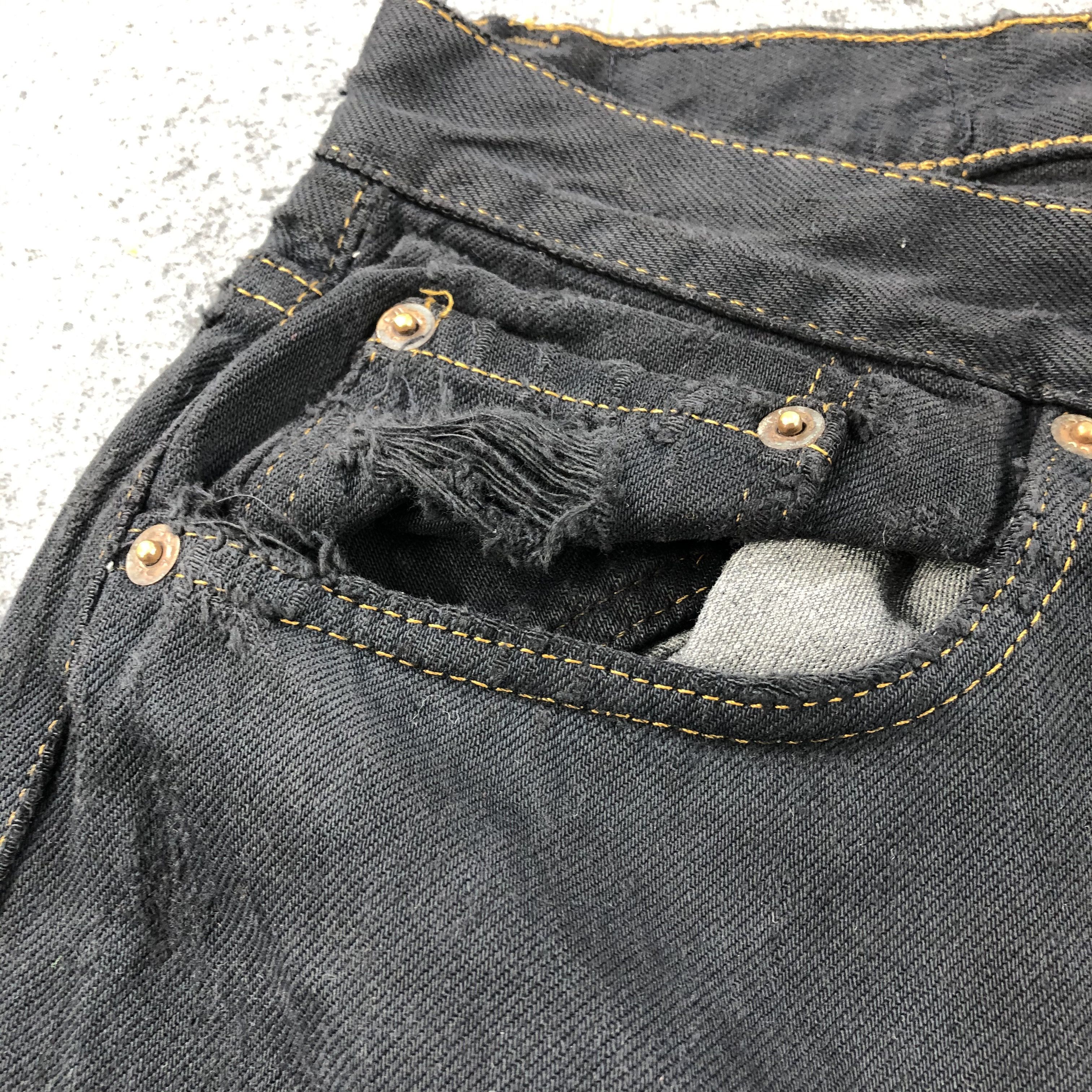 Levi's Vintage Distress Levis 501 Jeans-JM1522 Size US 37 - 13 Thumbnail