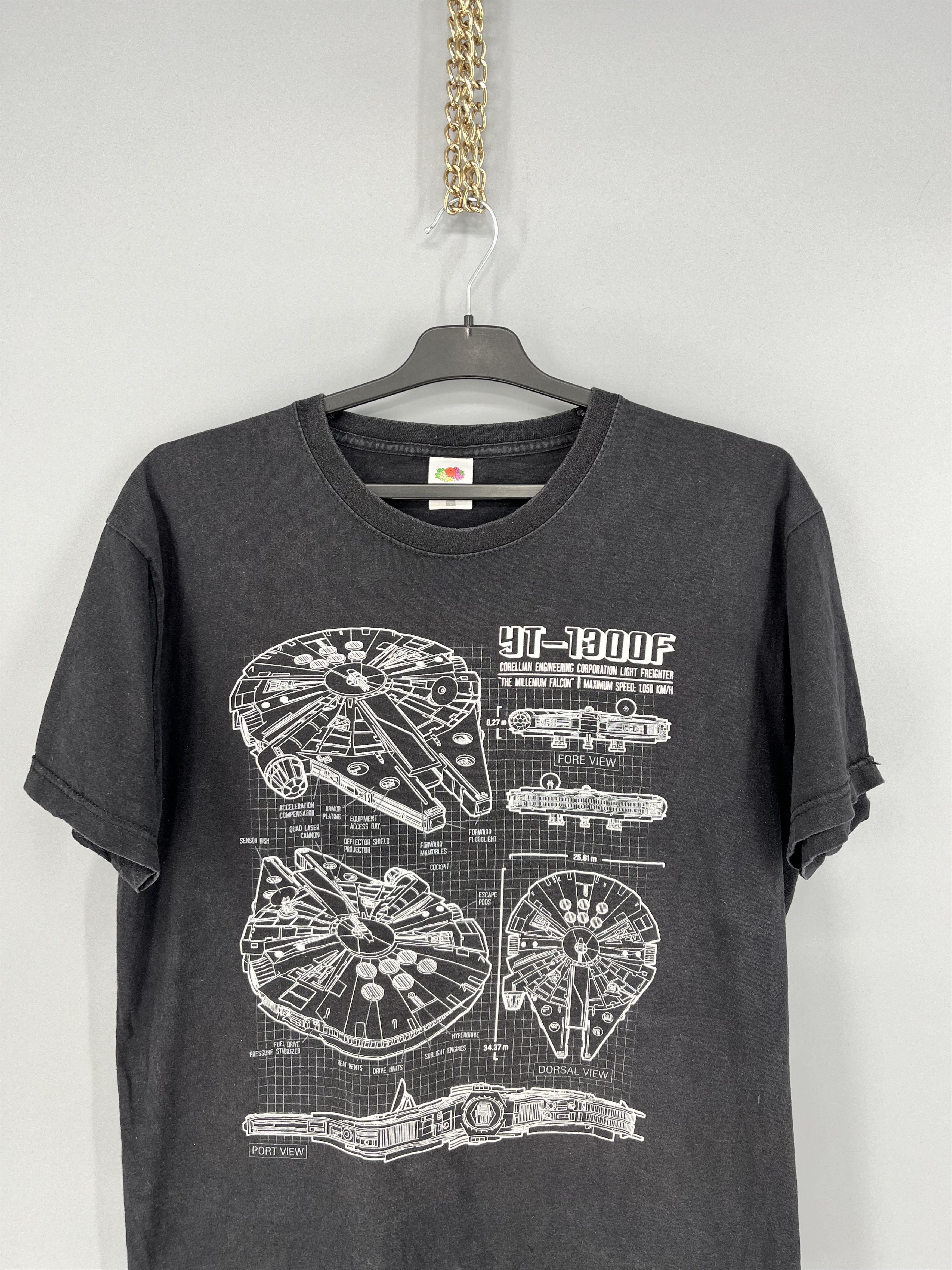 Star Wars Vintage Star Wars Millennium Falcon Size Large Black Men’s Size US L / EU 52-54 / 3 - 5 Thumbnail