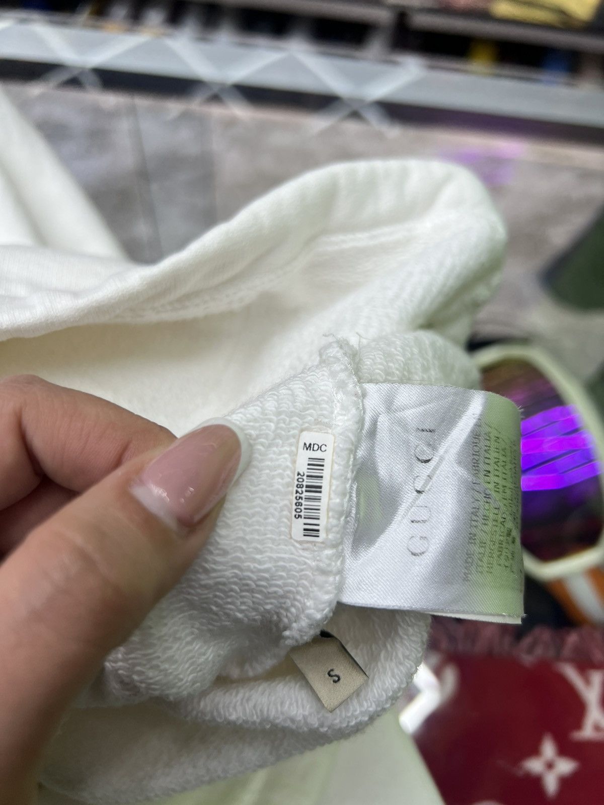 Gucci Gucci White Stripe PullOver Hoodie Size US XL / EU 56 / 4 - 10 Thumbnail