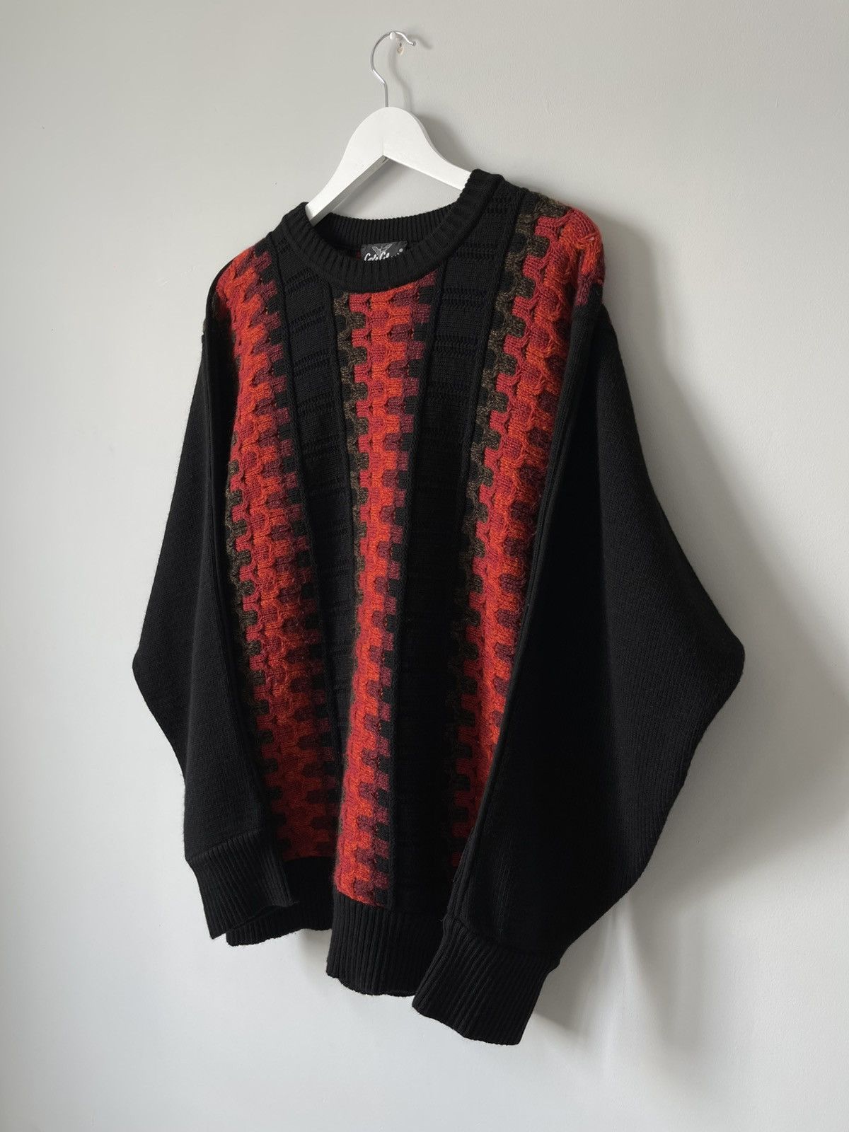 Carlo Colucci Vintage Carlo Colucci Coogi Style 3D Knit Archive Sweater Size US L / EU 52-54 / 3 - 4 Thumbnail