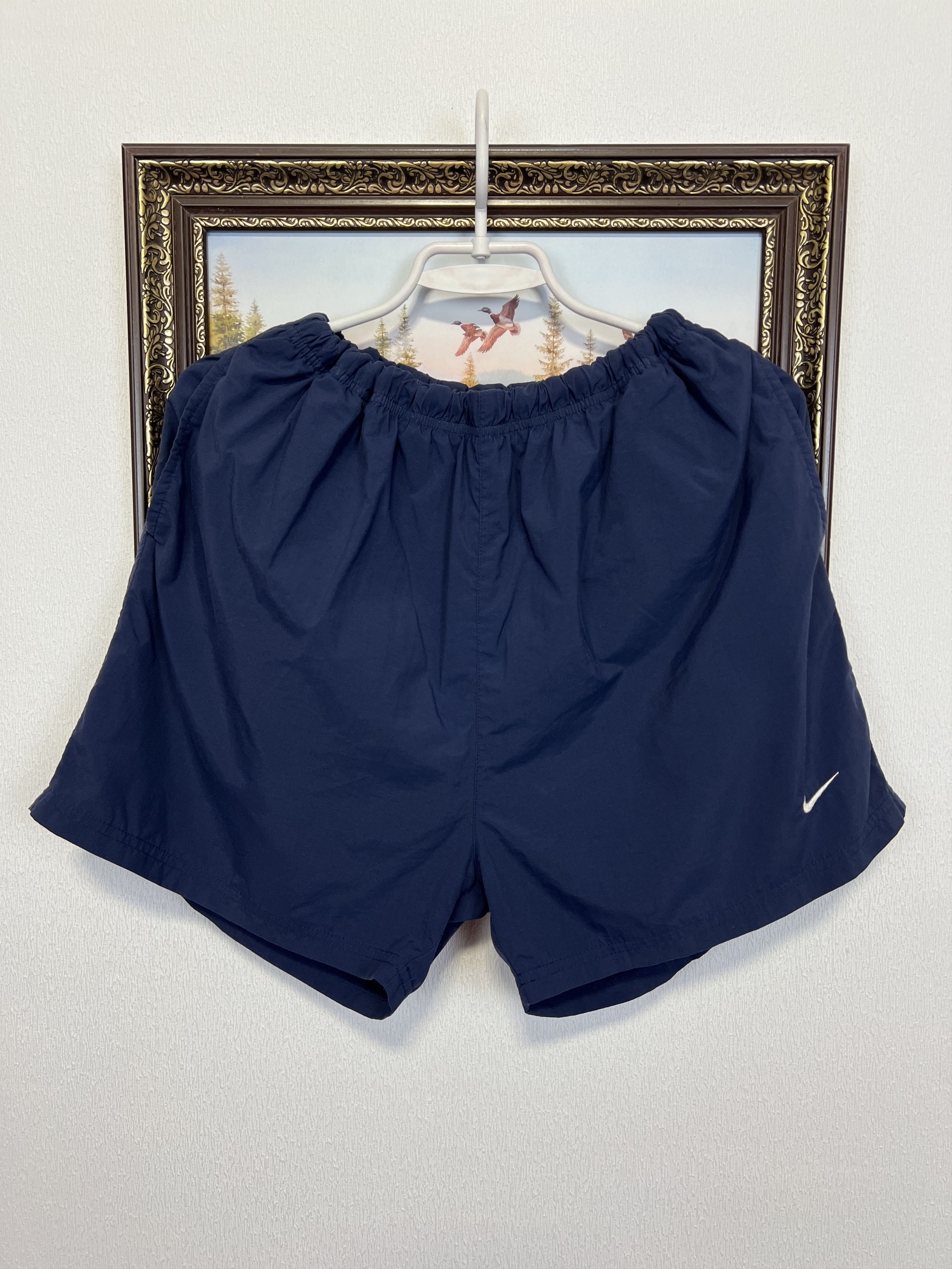 Nike Vintage Nike Shorts Rare Swoosh Athletic Run Hype Y2K Size US 34 / EU 50 - 1 Thumbnail