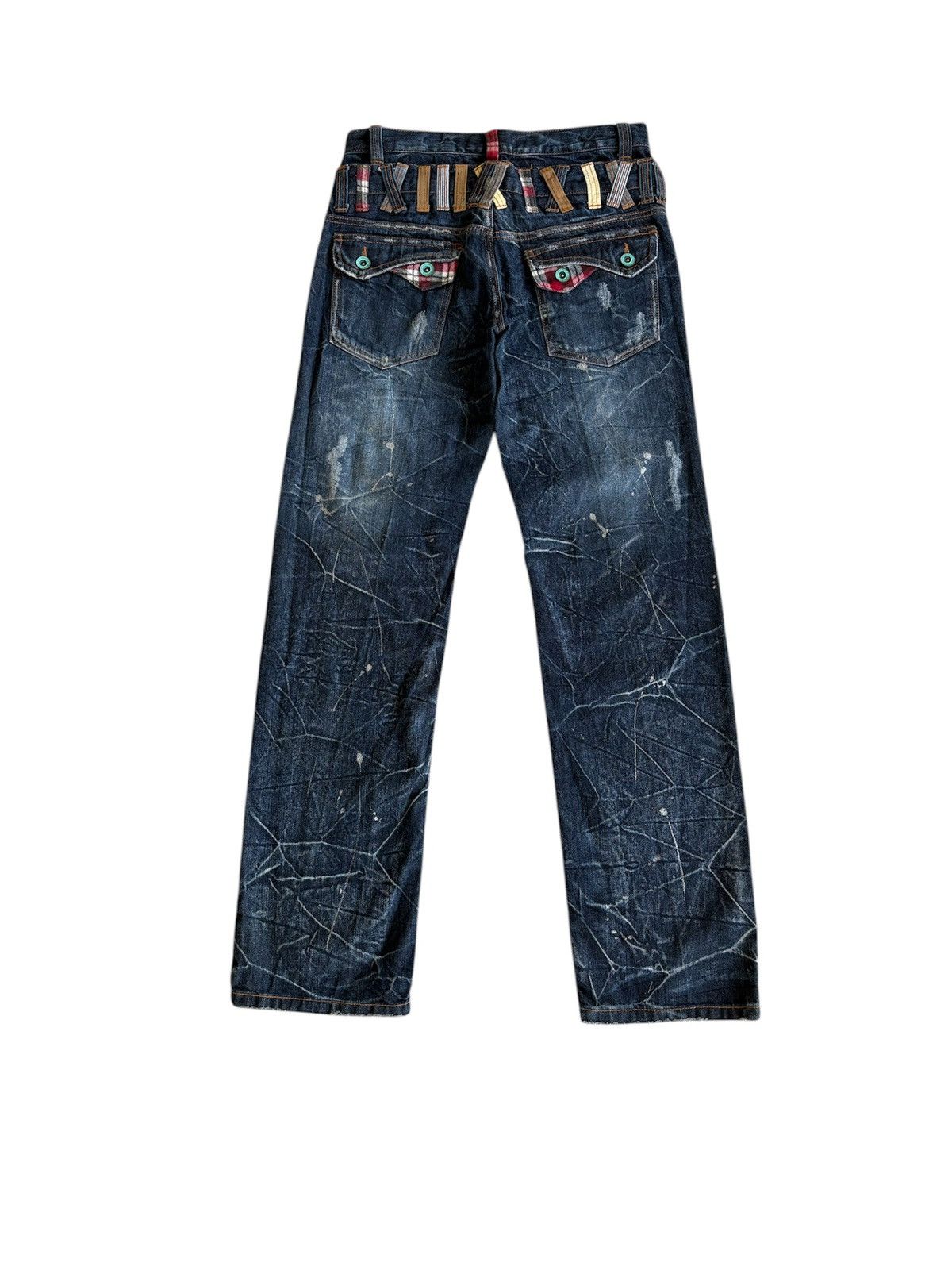 Japanese Brand Japanese International World Double Waist Jeans Size US 31 - 10 Thumbnail