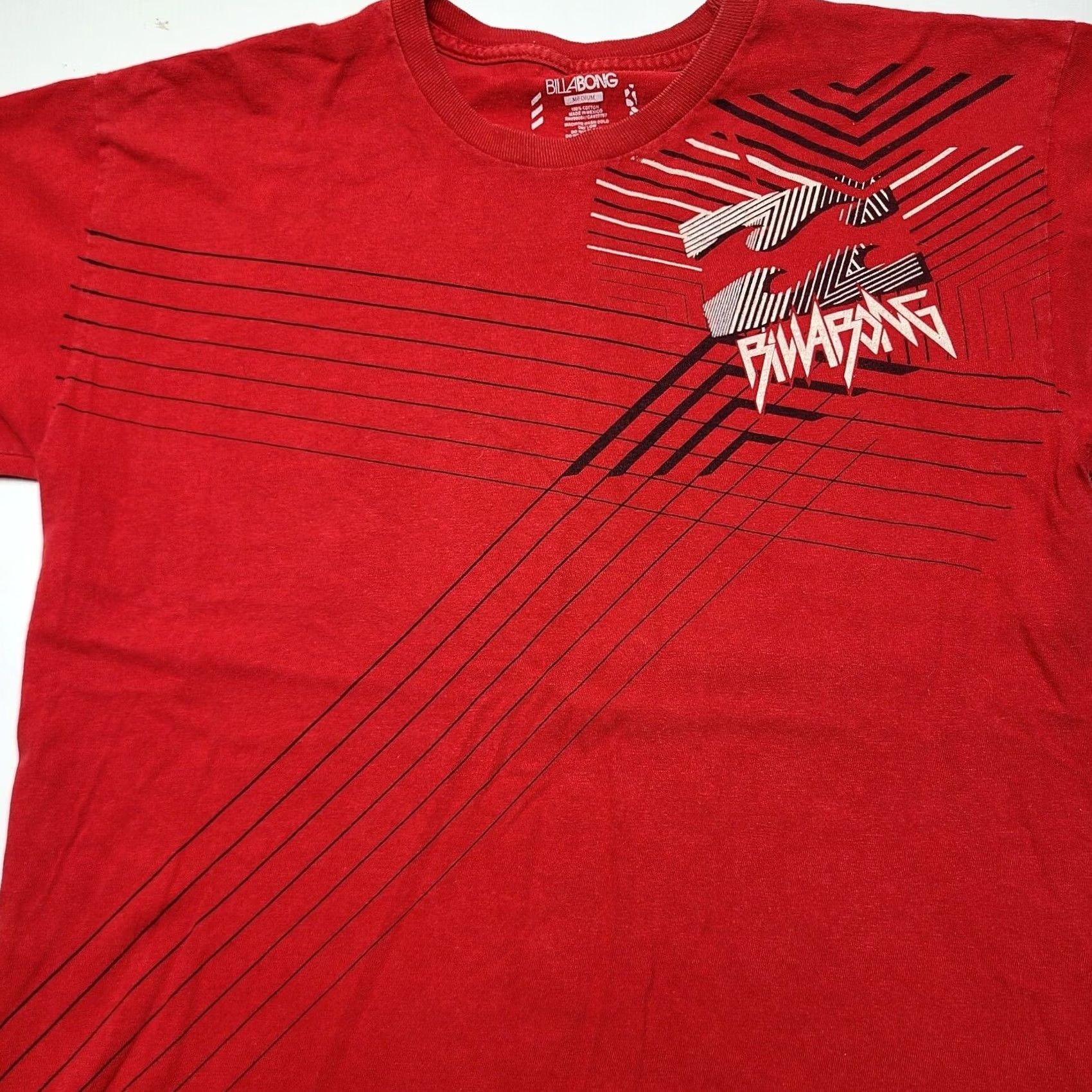 Billabong Billabong T-Shirt Mens Medium Red Logo Spellout Graphic Print Surfer Y2K Size US M / EU 48-50 / 2 - 3 Thumbnail
