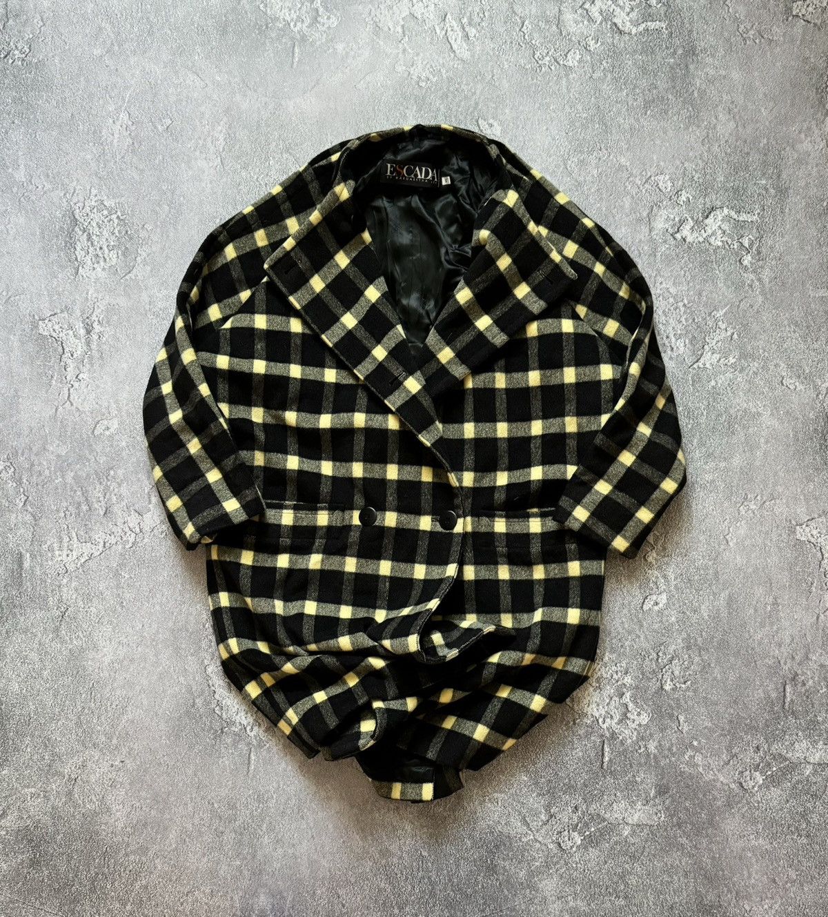 Escada × Vintage Escada by Margaretha ley vintage flannel coat long jacket Size M / US 6-8 / IT 42-44 - 7 Thumbnail