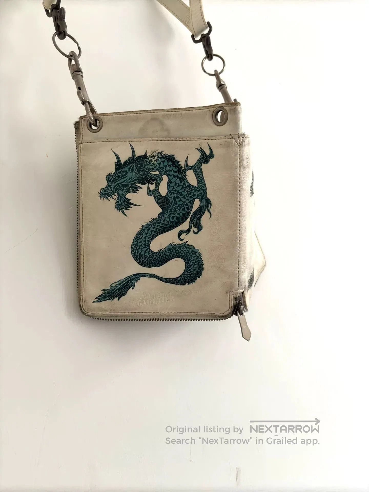 Jean Paul Gaultier 1980s Jean Paul Gaultier Dragon Print Reversible Bag. Size ONE SIZE - 5 Thumbnail
