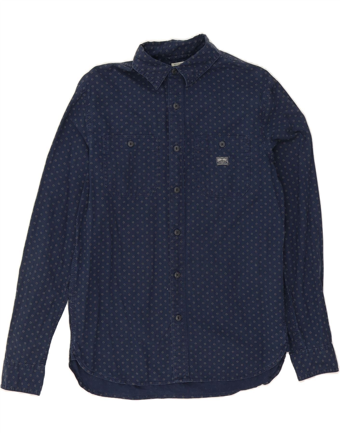 Ralph Lauren Mens Shirt Small Navy Blue Floral Cotton Size US S / EU 44-46 / 1 - 1 Thumbnail