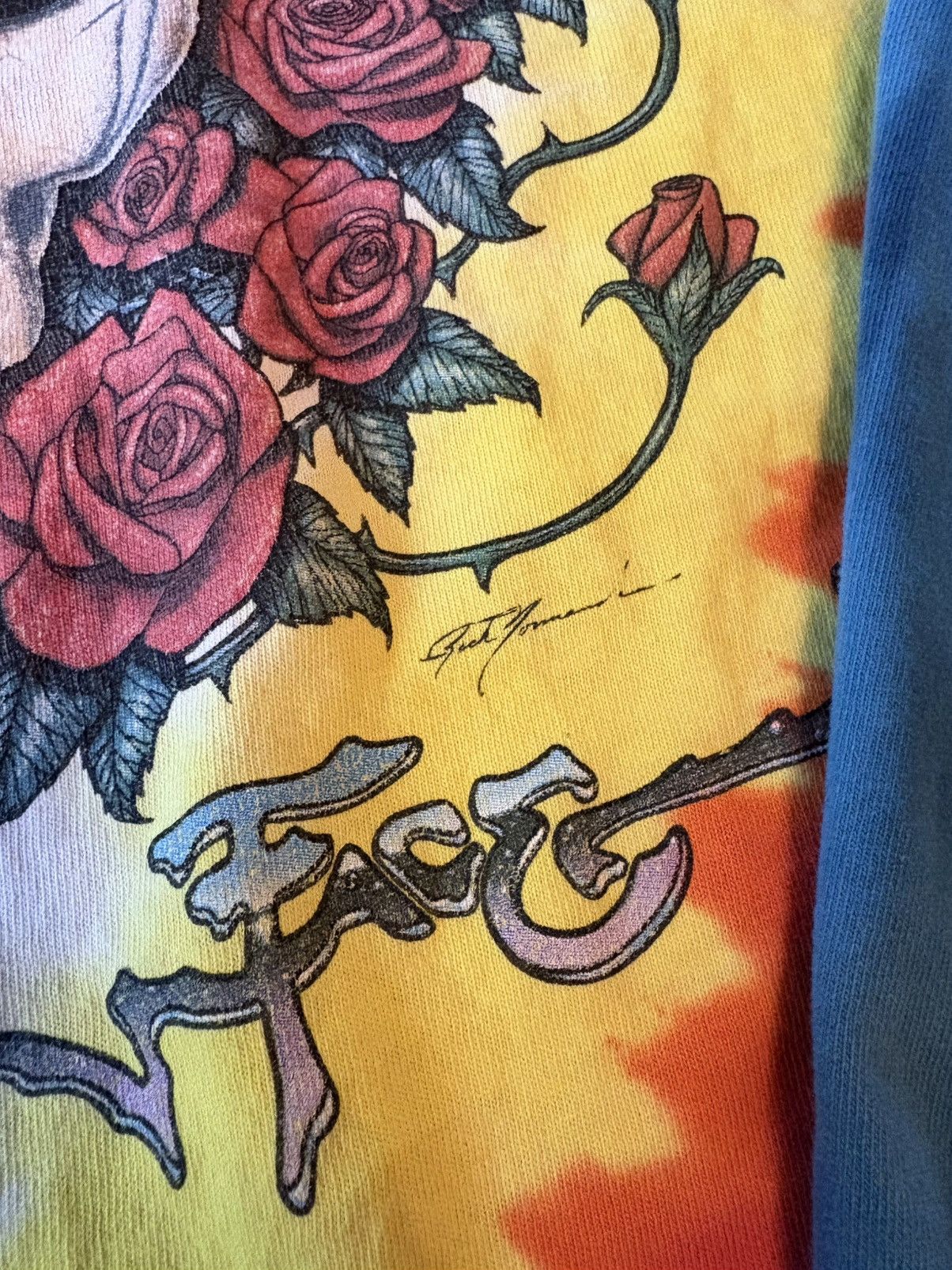 Grateful Dead × Liquid Blue Vintage 90s Grateful Dead Liquid Blue space your face shirt. Size US XL / EU 56 / 4 - 6 Thumbnail