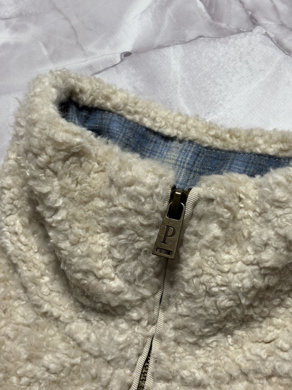 Pendleton Pendleton Sherpa Jacket Teddy Fuzzy Plaid Accents Womens L Size L / US 10 / IT 46 - 7 Thumbnail